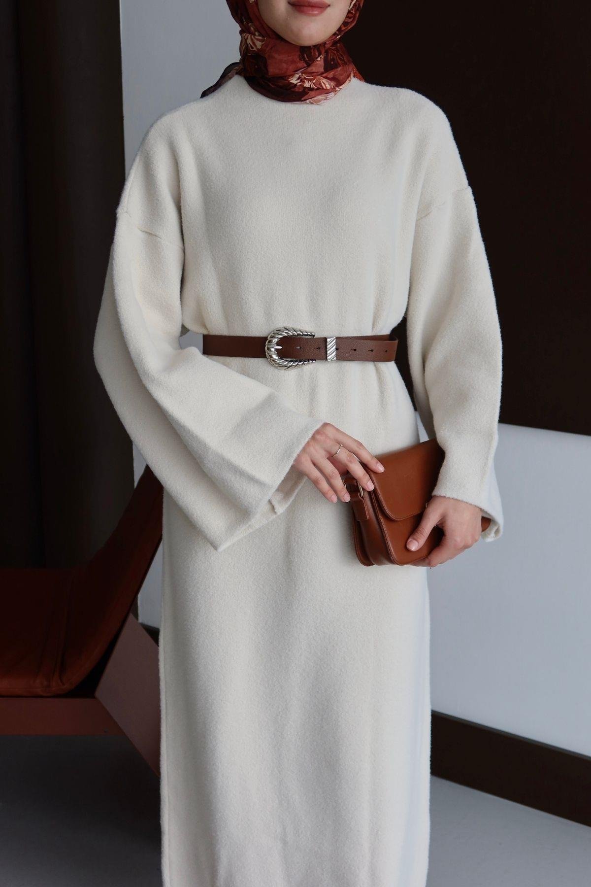 Alisa Elbise Taş Rengi