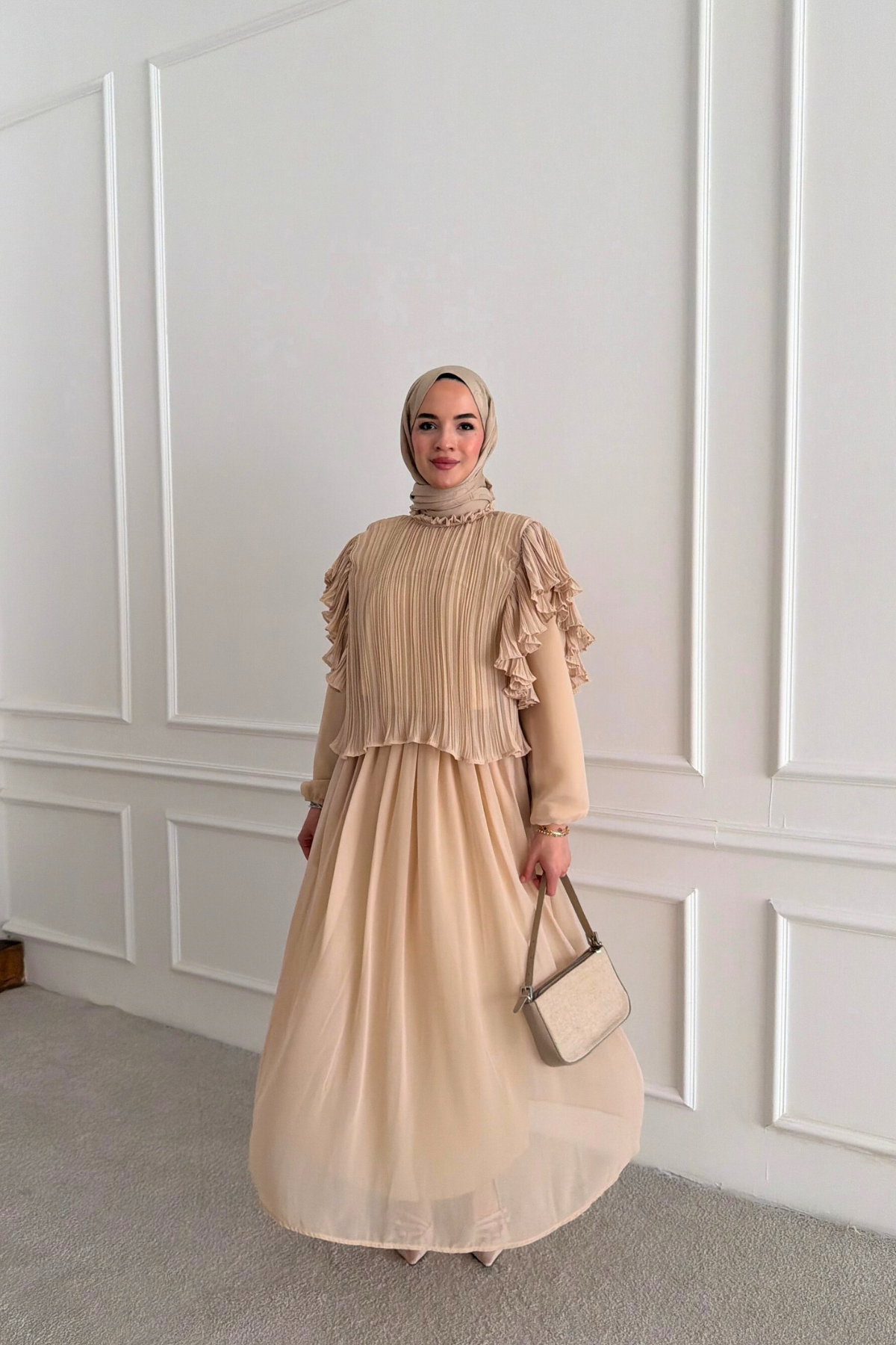 Asos Takım Bej