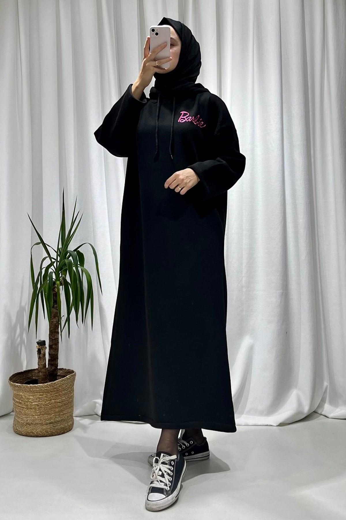 Barbie Siyah Sweat Elbise