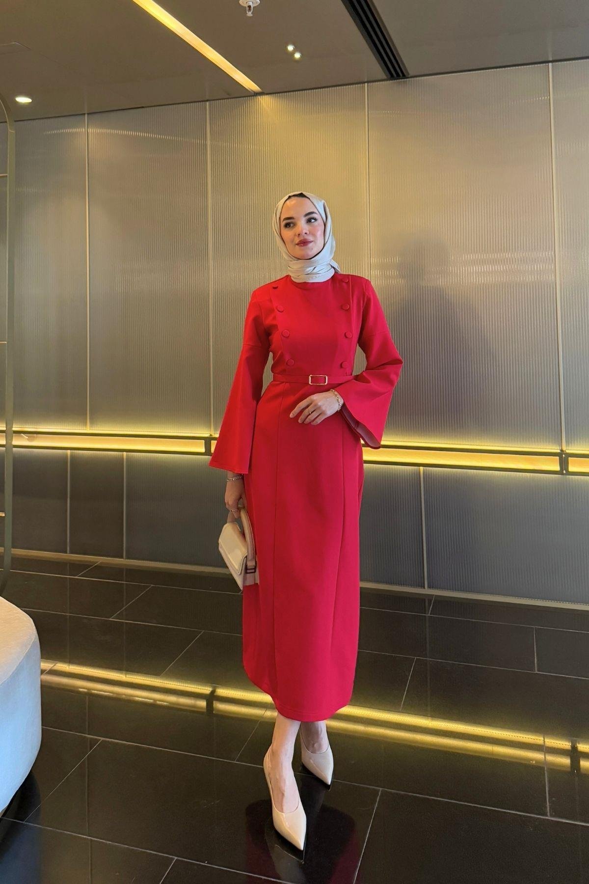 Bella Elbise Kırmızı