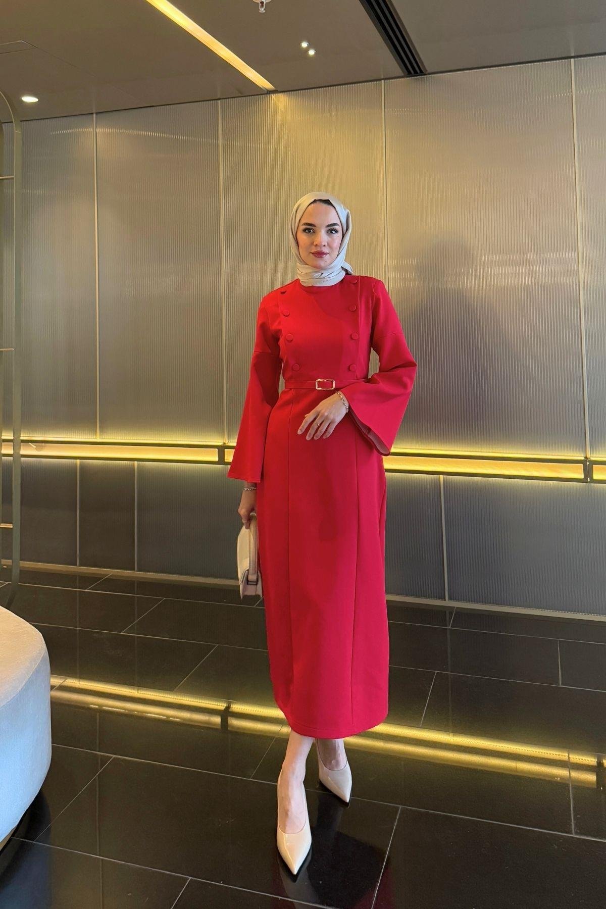 Bella Elbise Kırmızı
