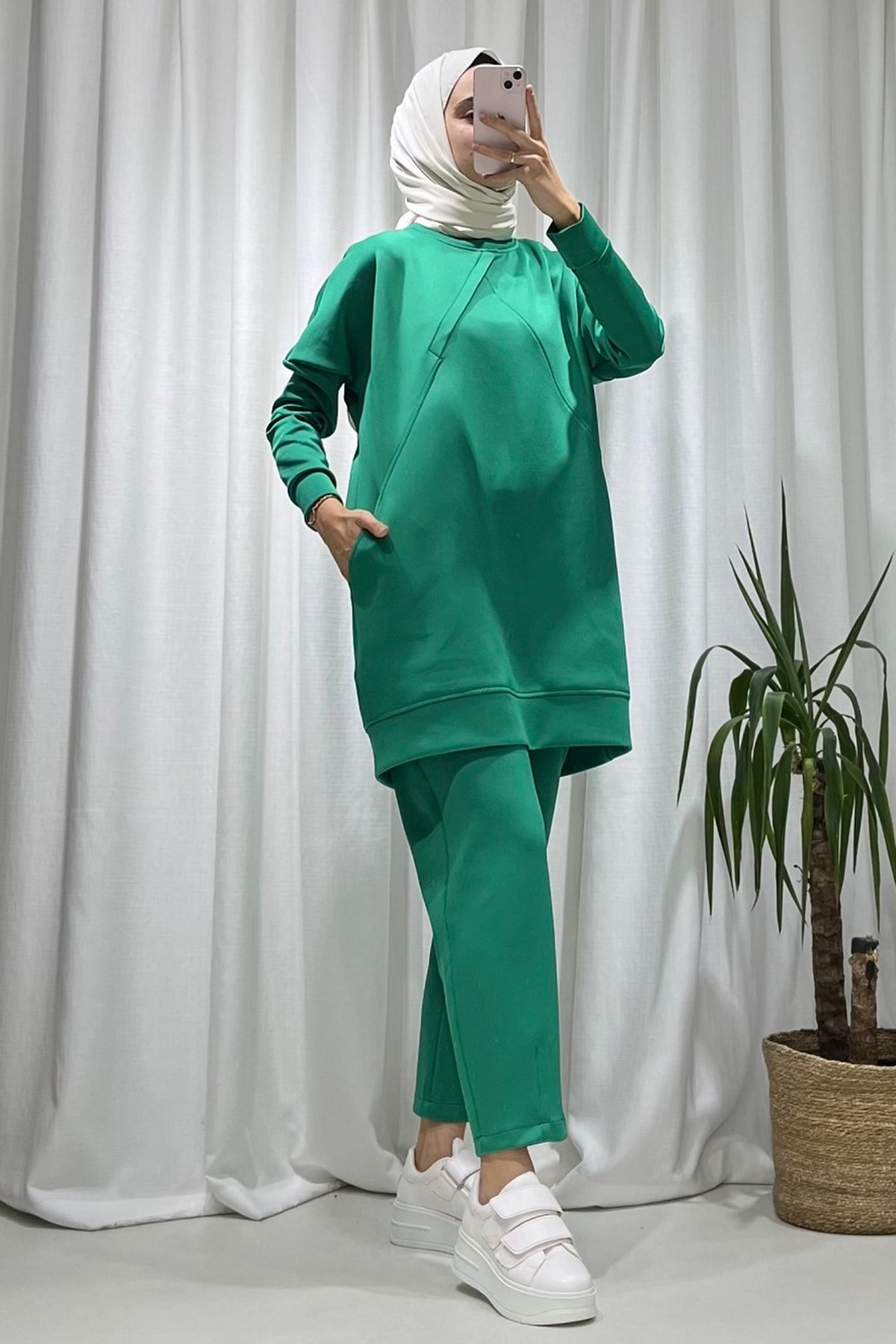Benetton Yeşili Scuba Takım