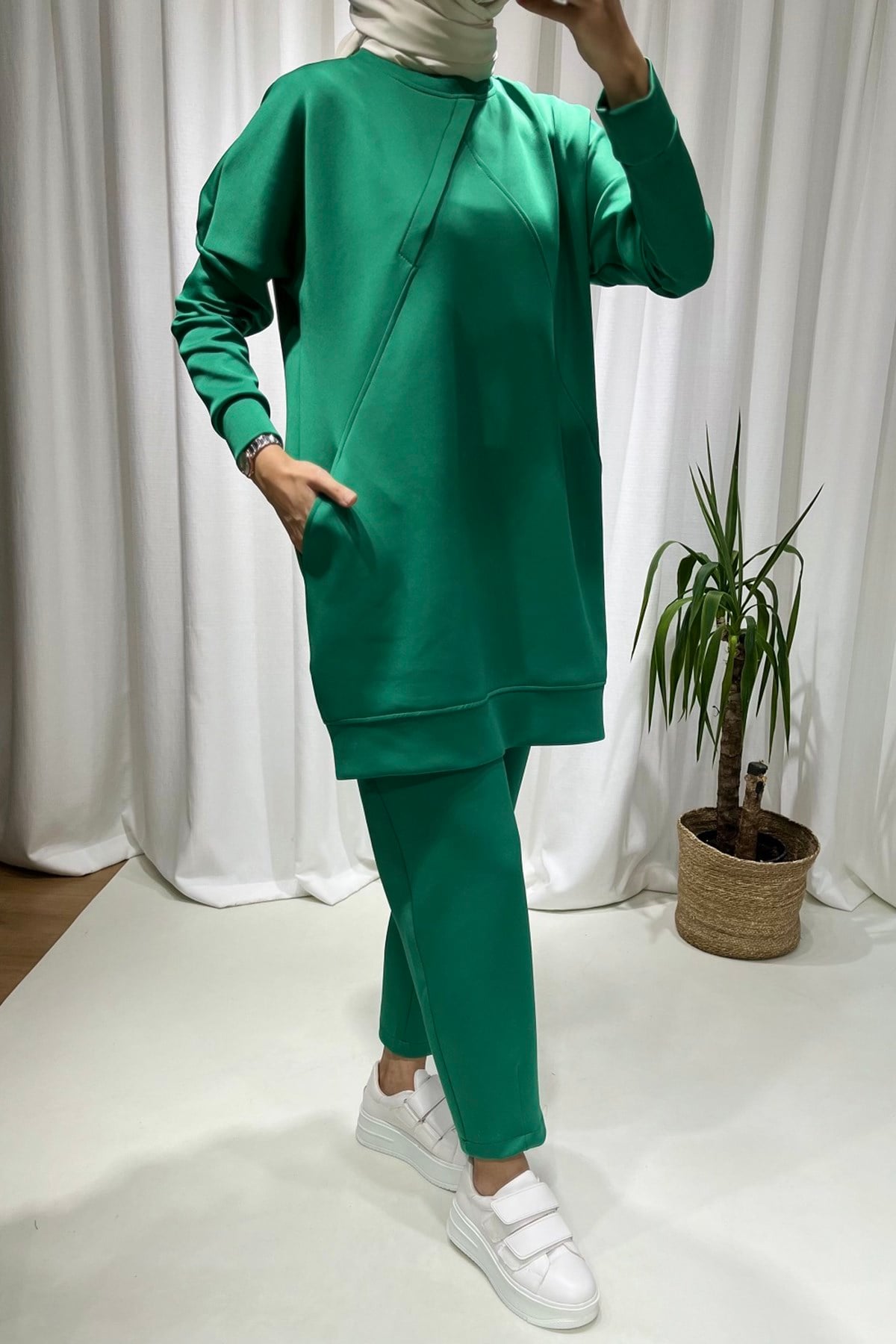 Benetton Yeşili Scuba Takım