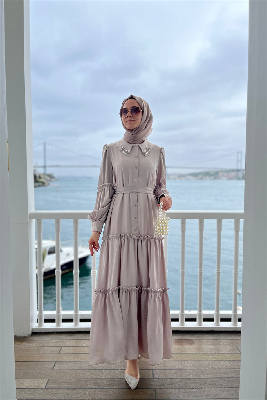 Carla Elbise Taş Rengi