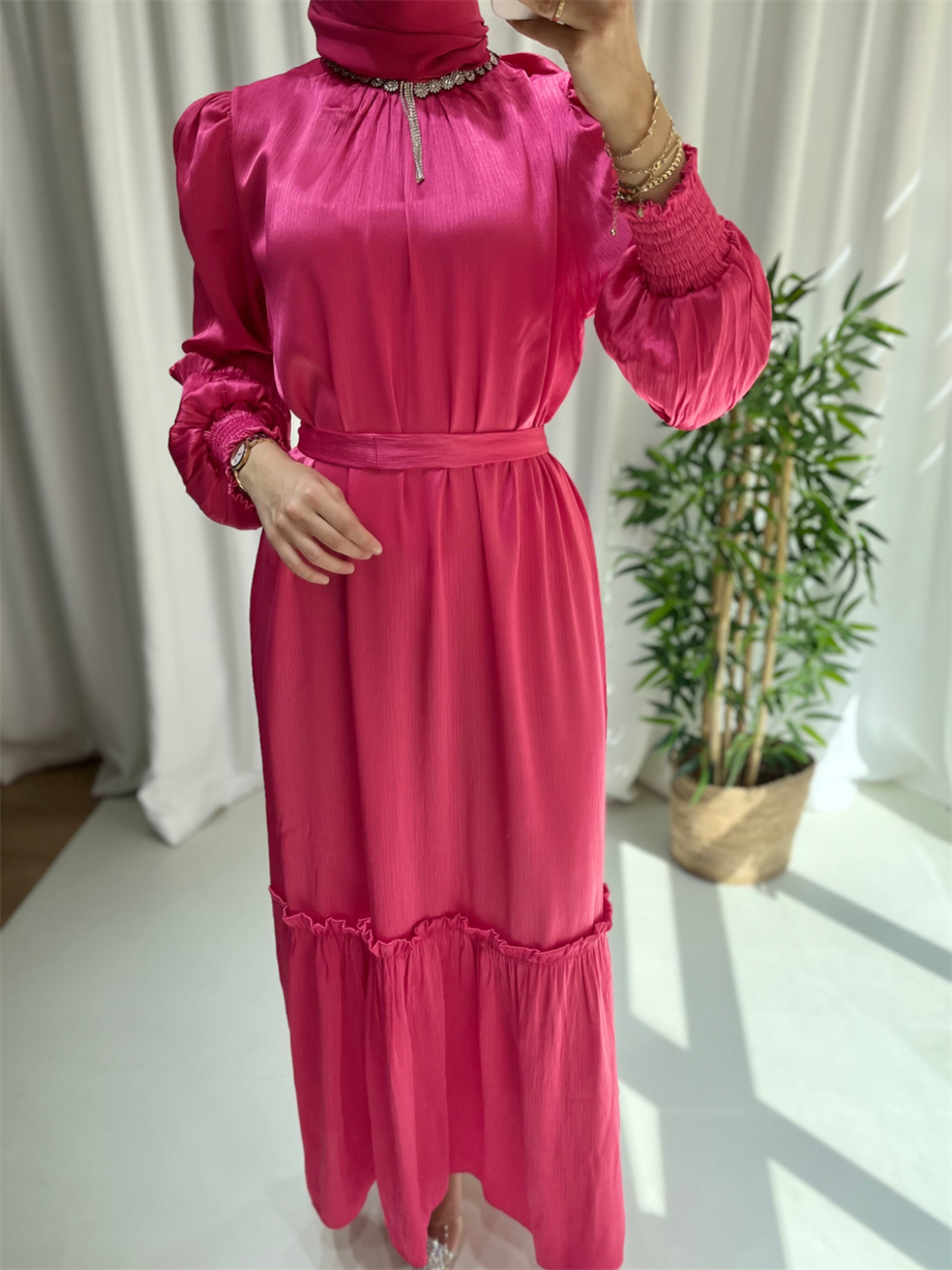 Diva Elbise Fuşya