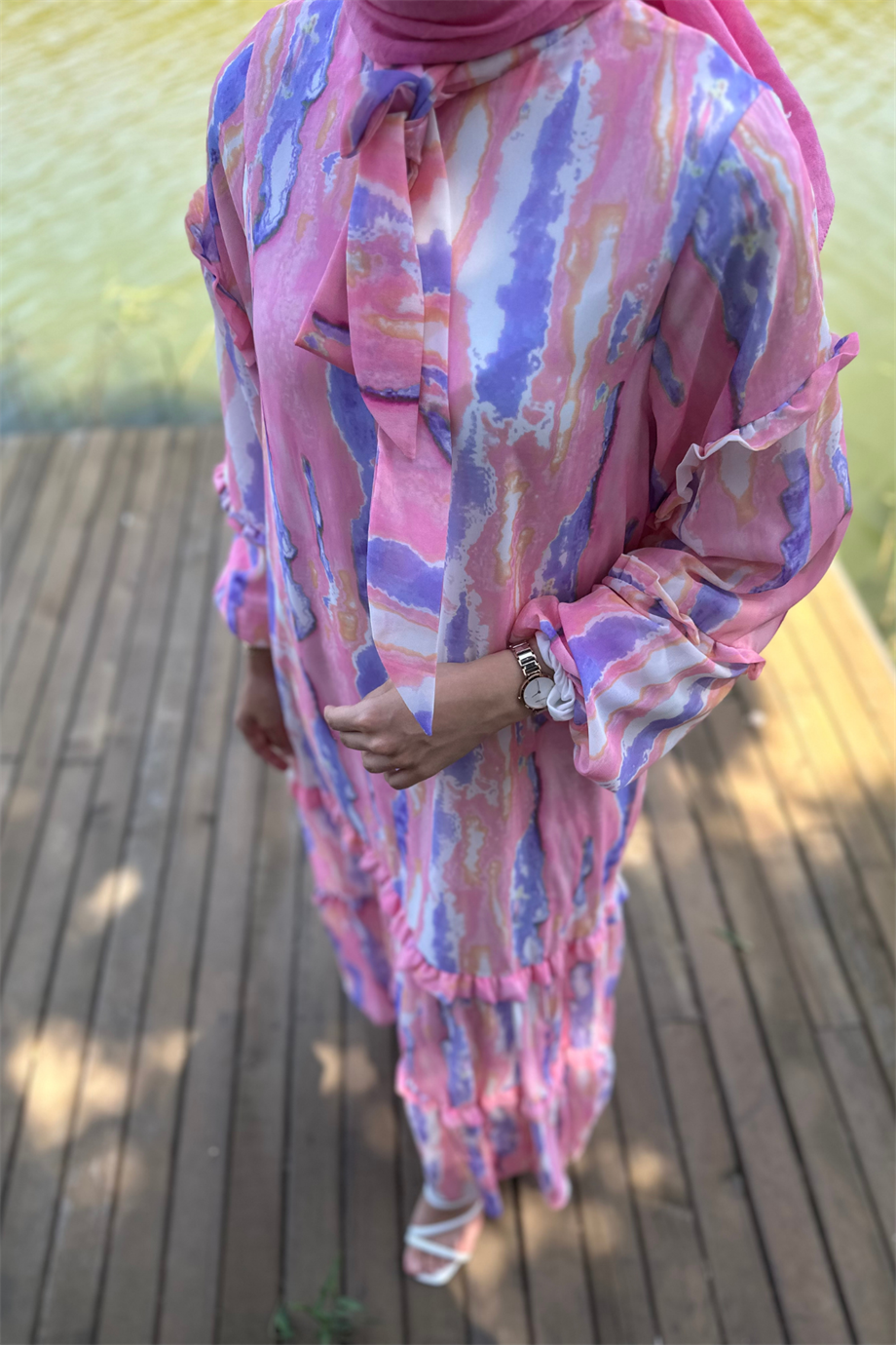 Dream Elbise Pembe