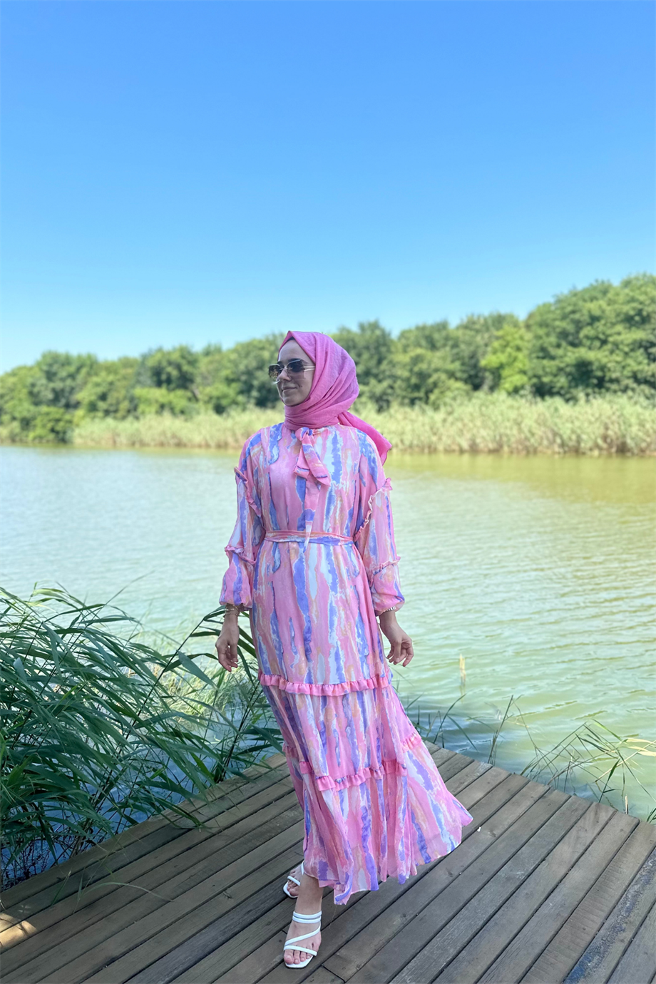 Dream Elbise Pembe