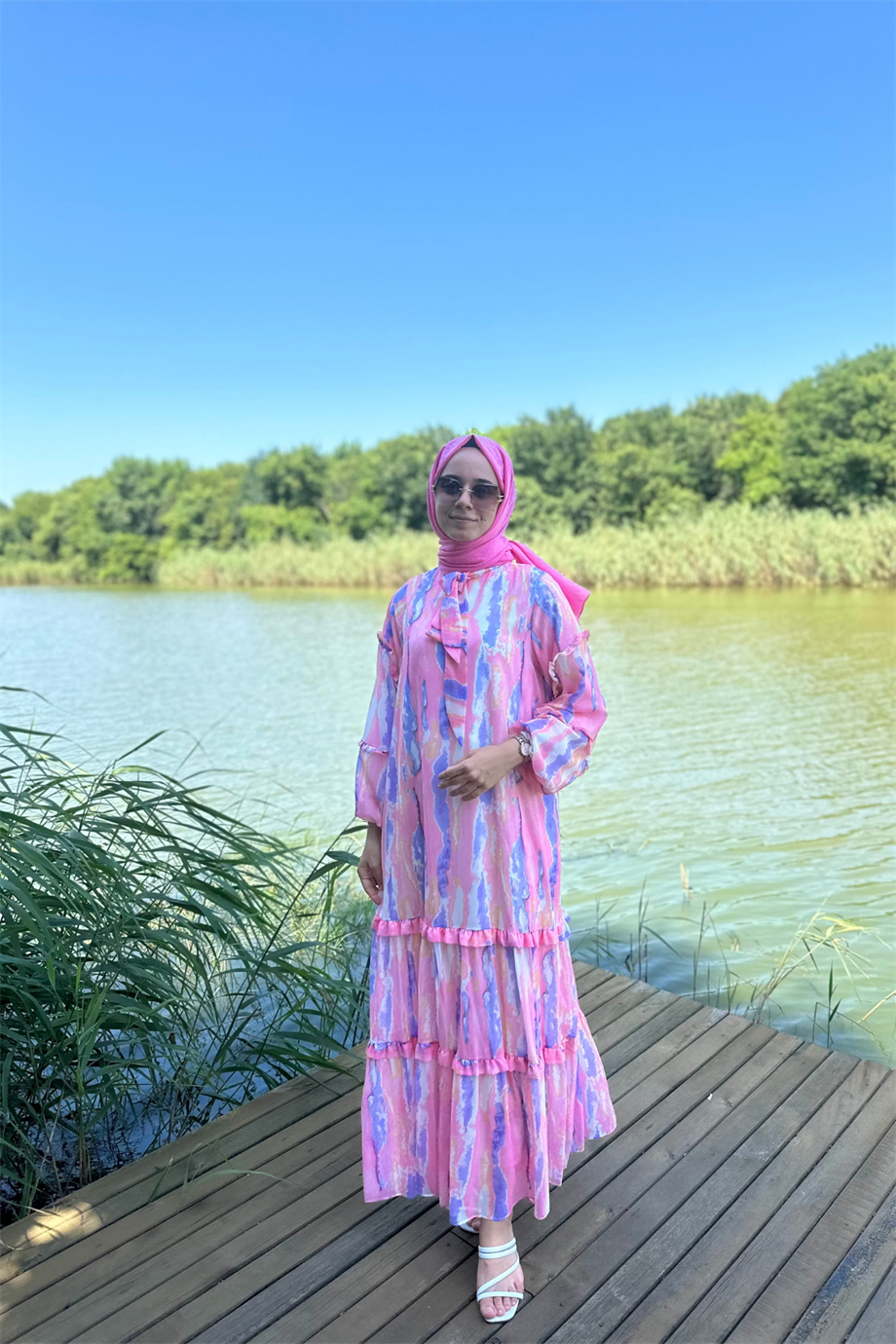 Dream Elbise Pembe