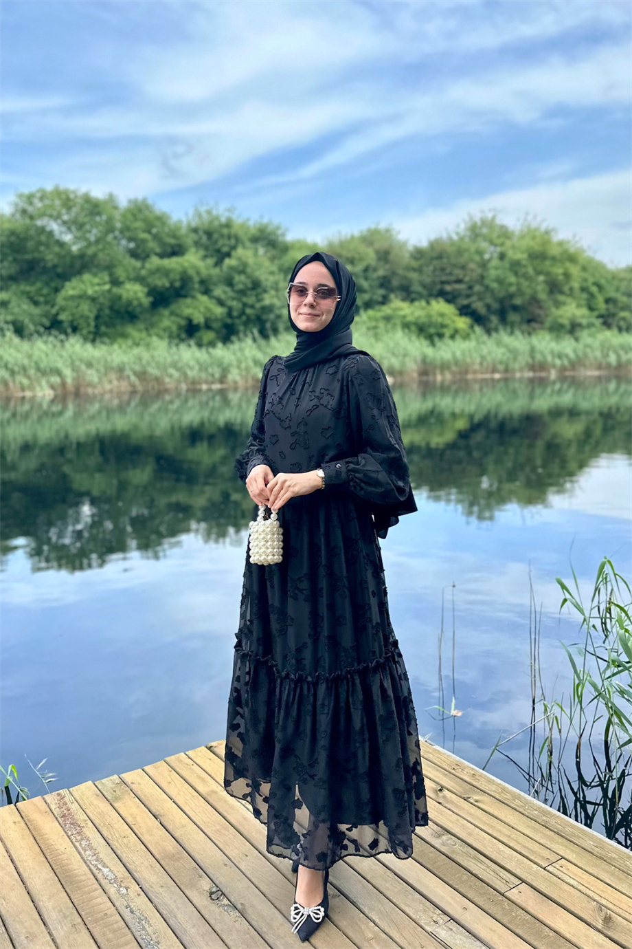 Ella Elbise Siyah
