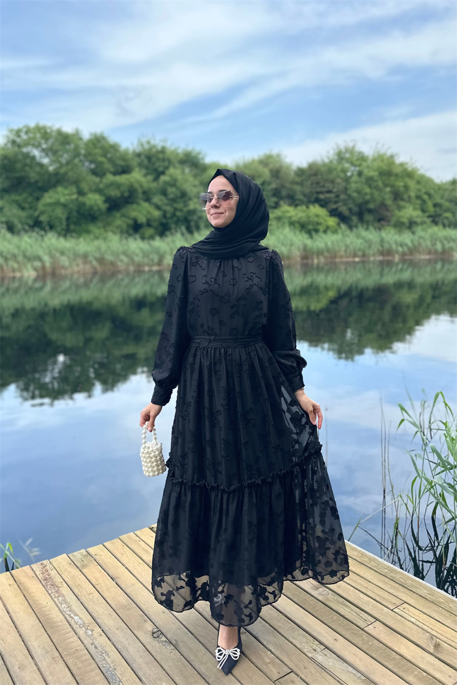 Ella Elbise Siyah