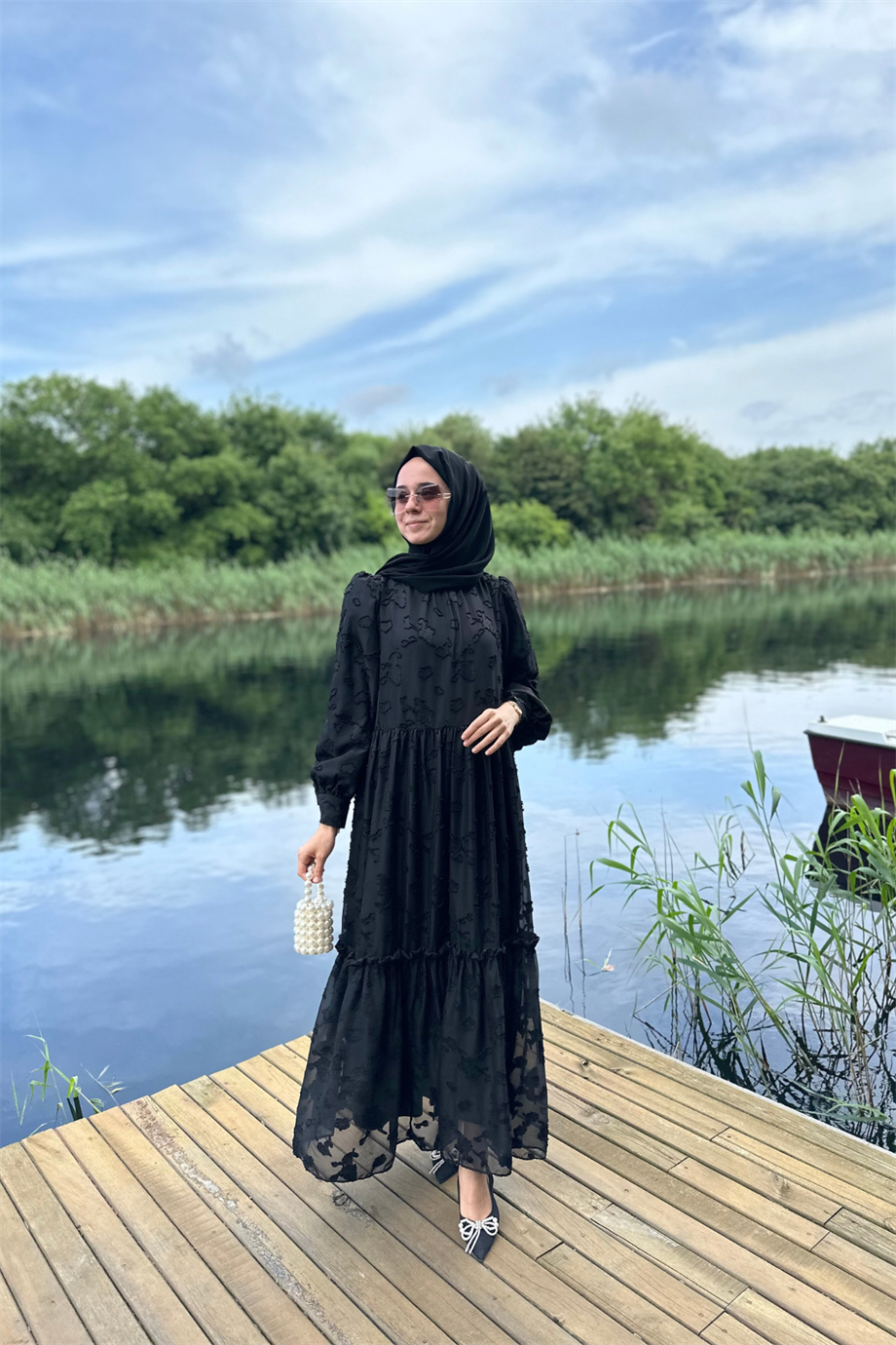 Ella Elbise Siyah