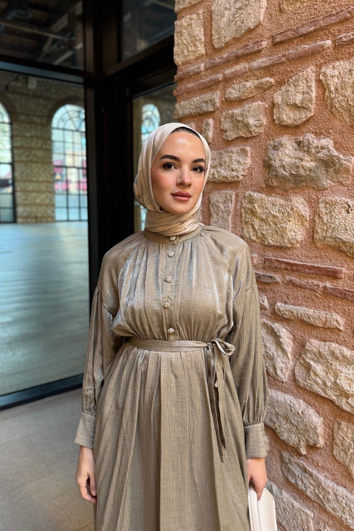 Elsa Elbise Çağla Yeşili