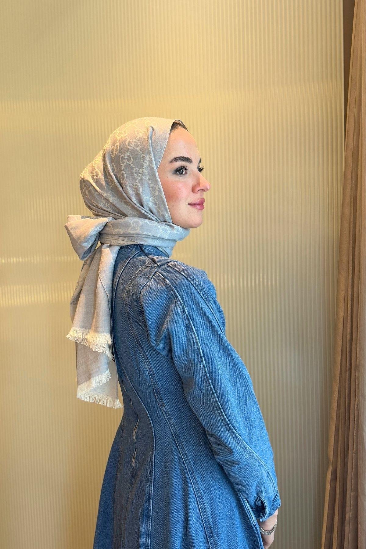 Eva Denim Elbise Açık Mavi