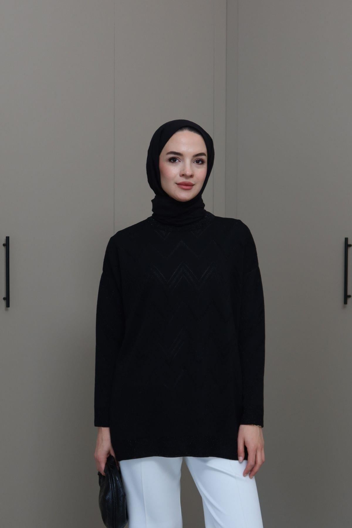 Everest Merserize Tunik Siyah