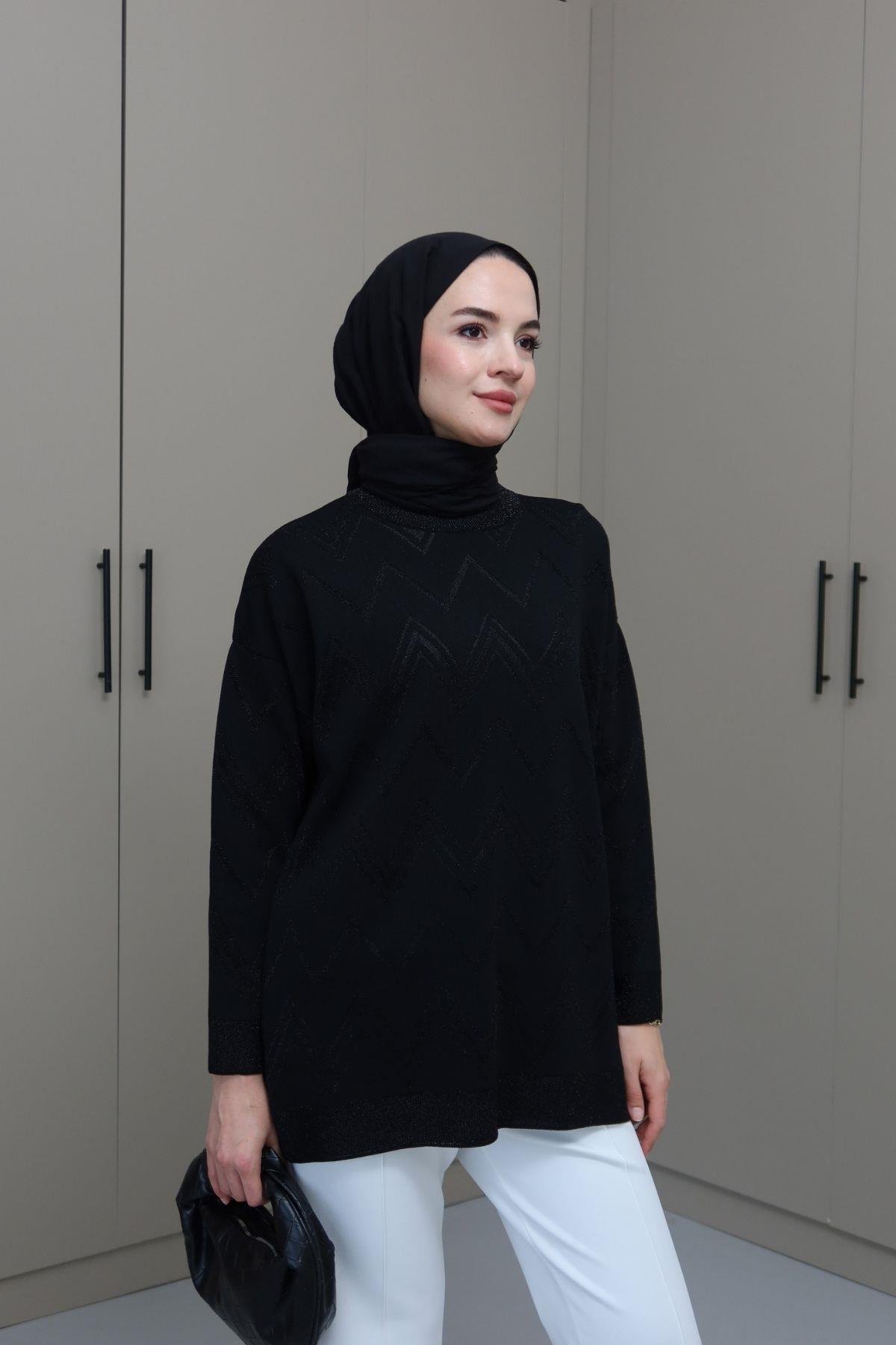 Everest Merserize Tunik Siyah