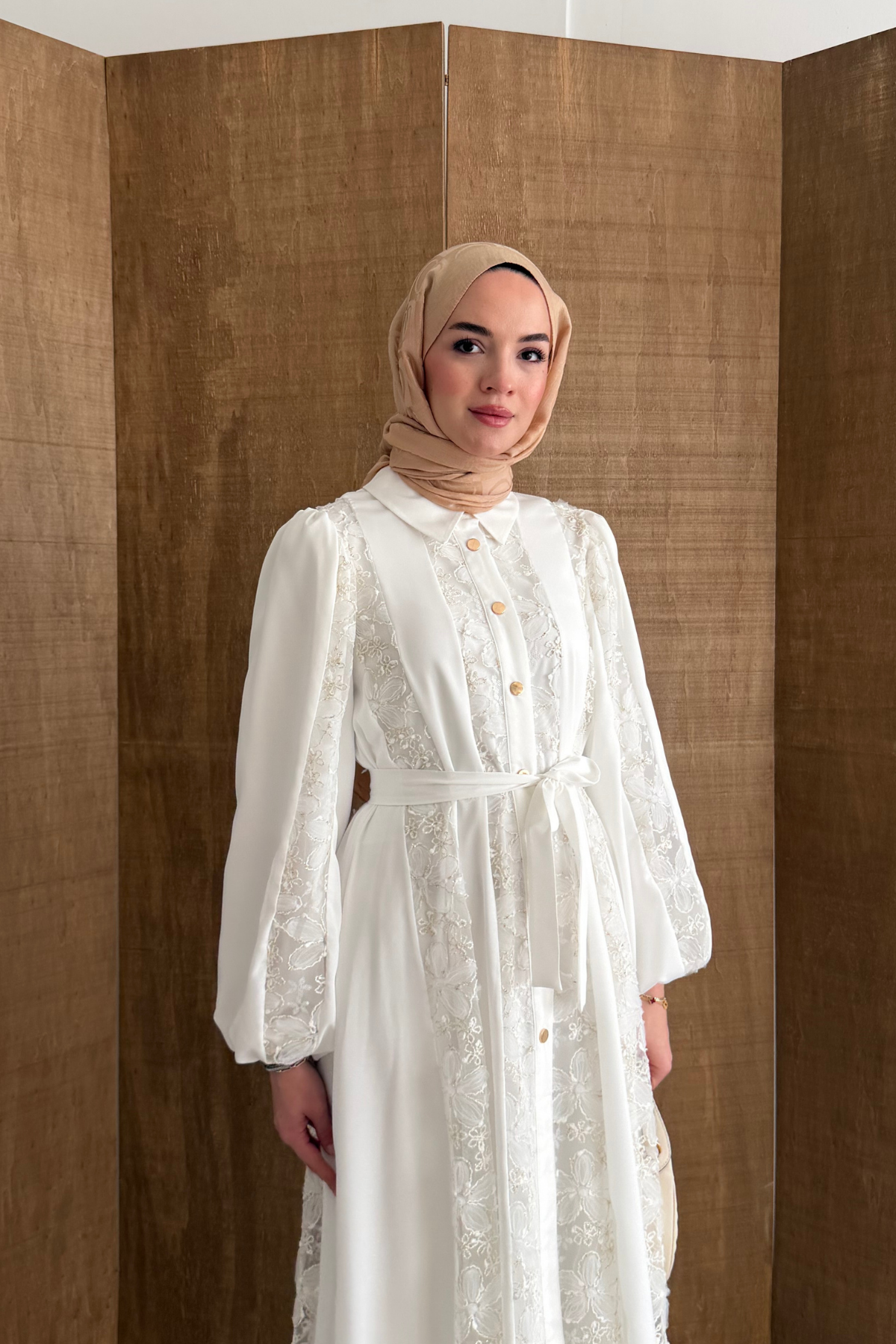 Firuze Elbise Beyaz