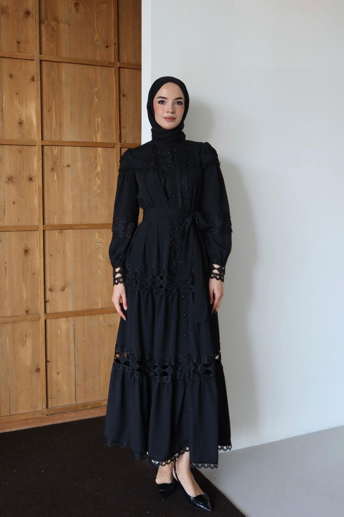 Harmony İthal Dantelli Elbise