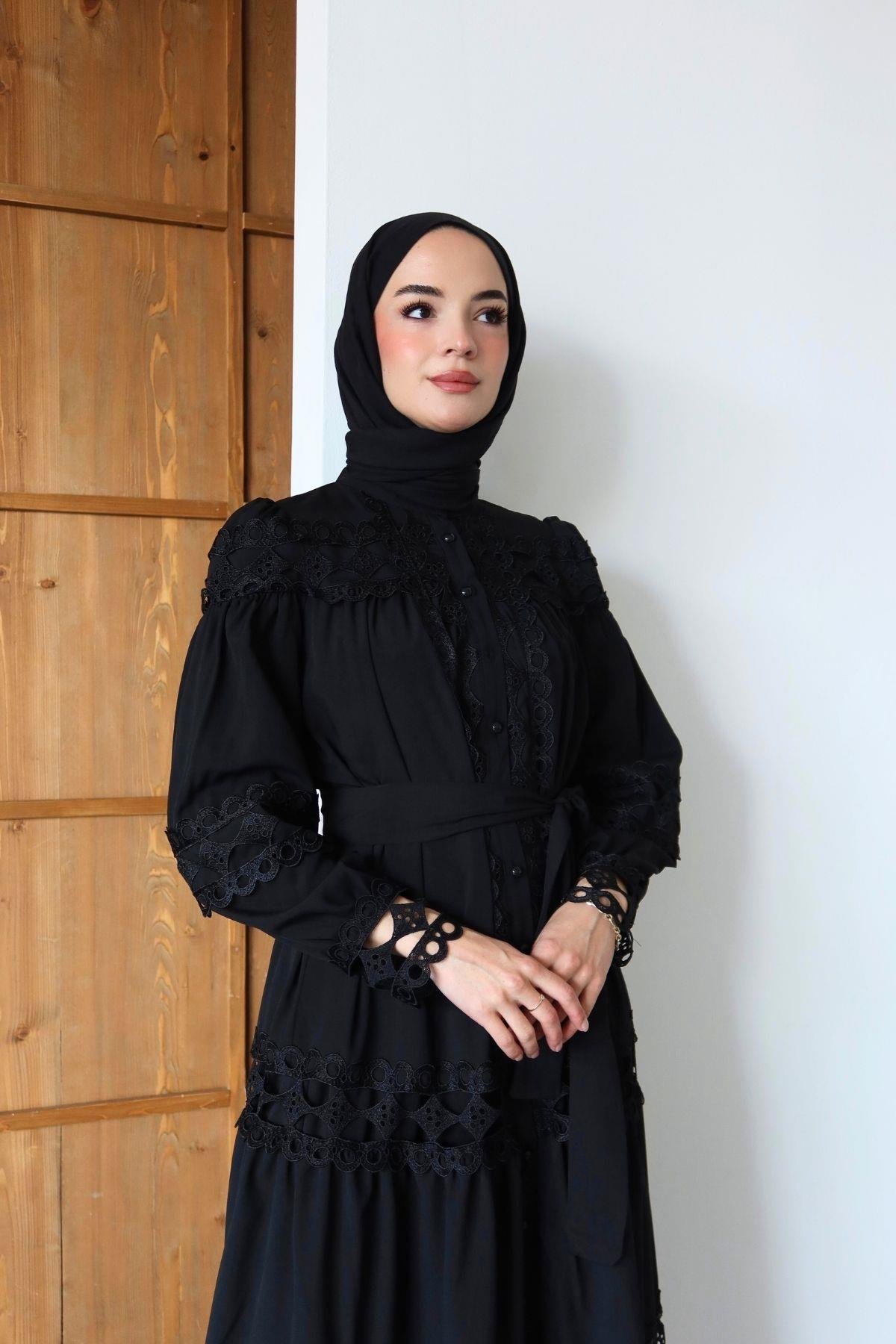 Harmony İthal Dantelli Elbise