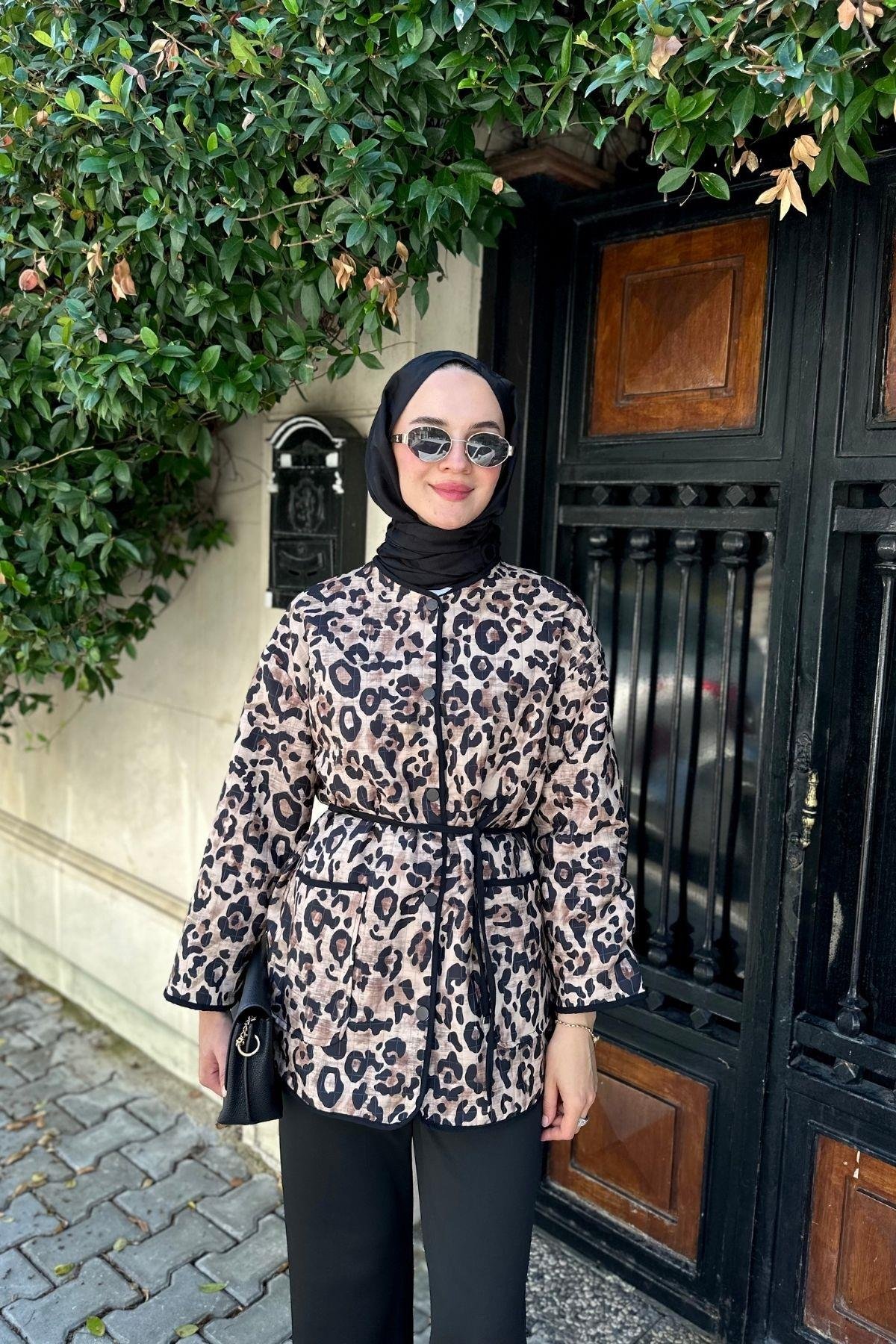 Jannes Leopar Desen Ceket