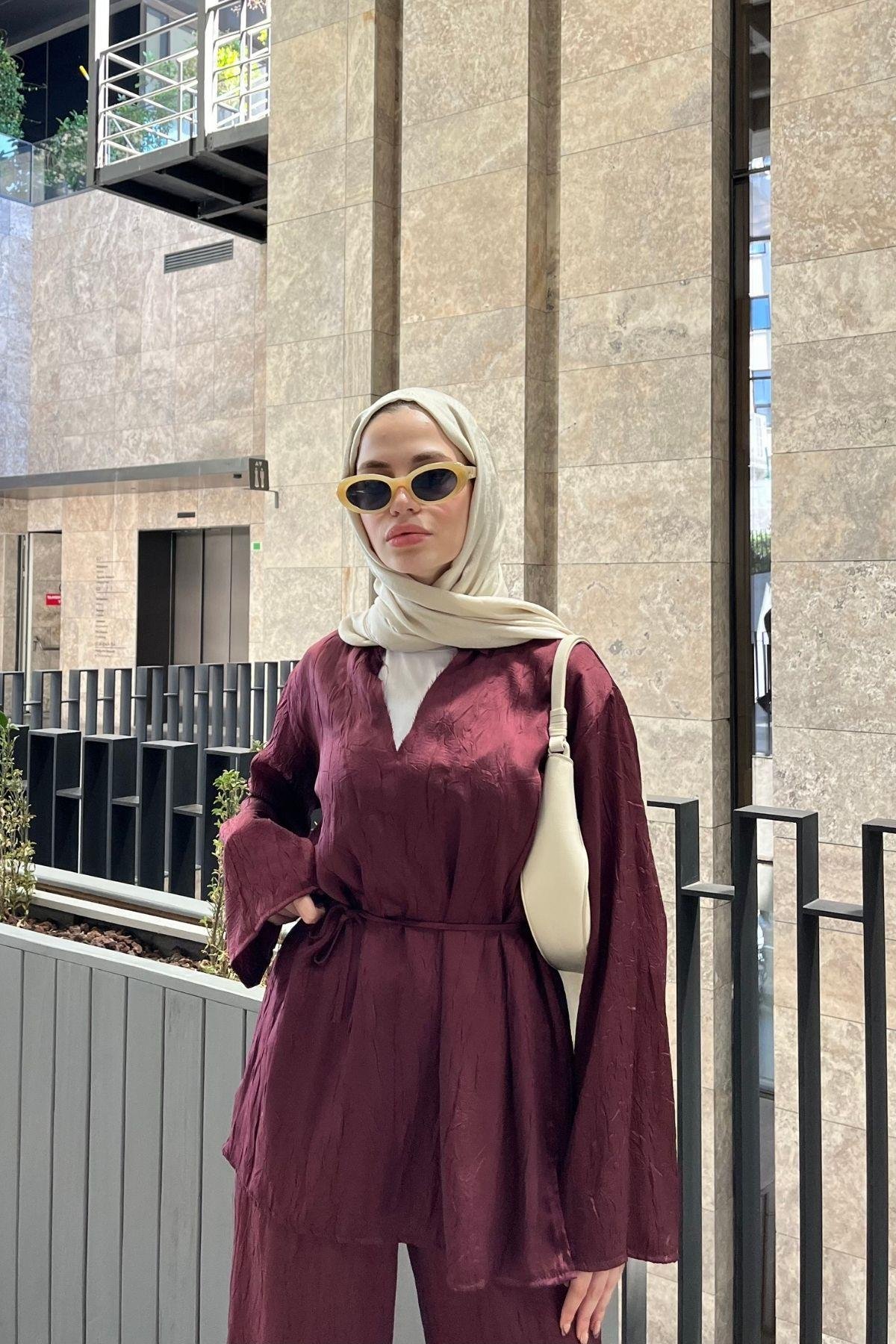 Jewel Crush Takım Bordo