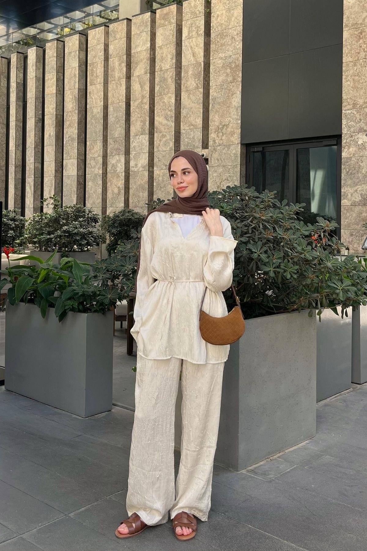 Jewel Crush Takım Ekru