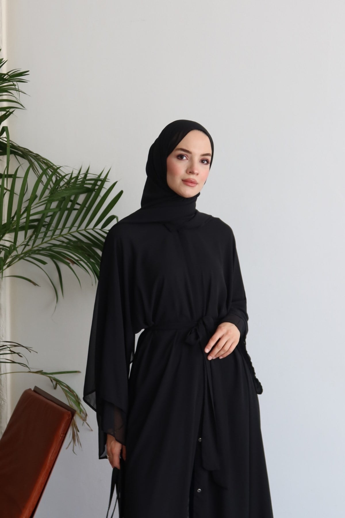 Lavin Şallı Abaya Siyah