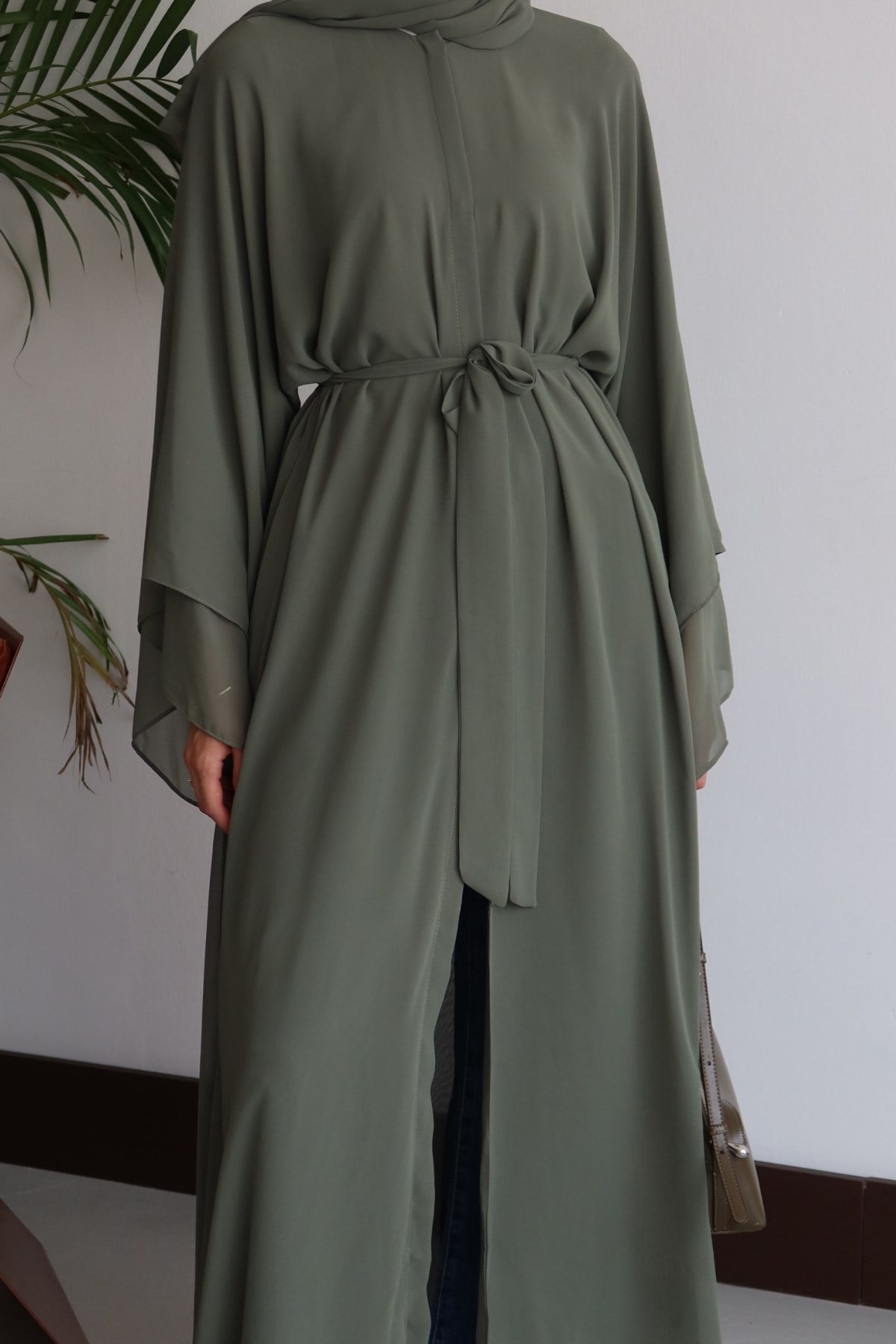 Lavin Şallı Abaya Yeşil