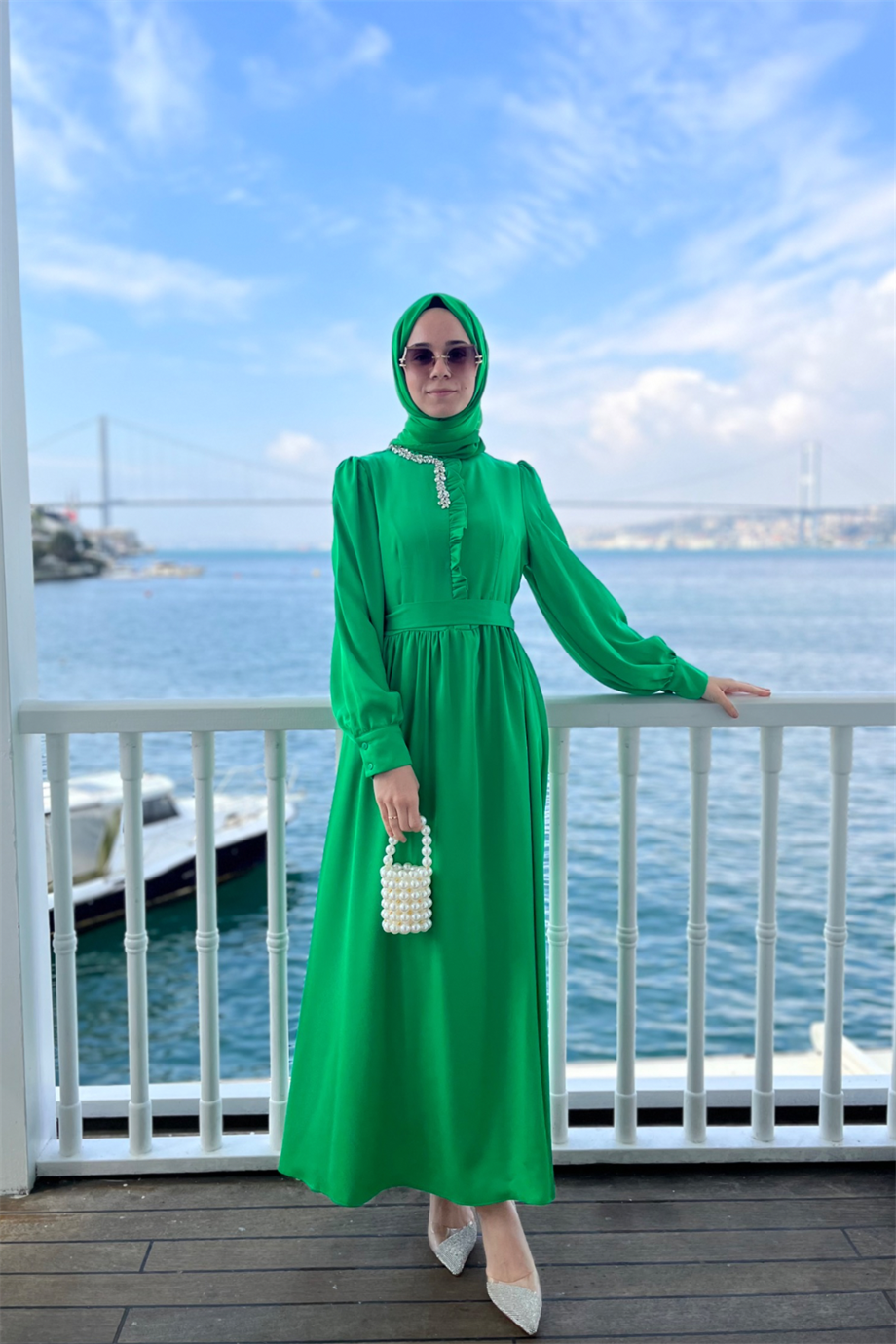 Lena Elbise Benetton Yeşili