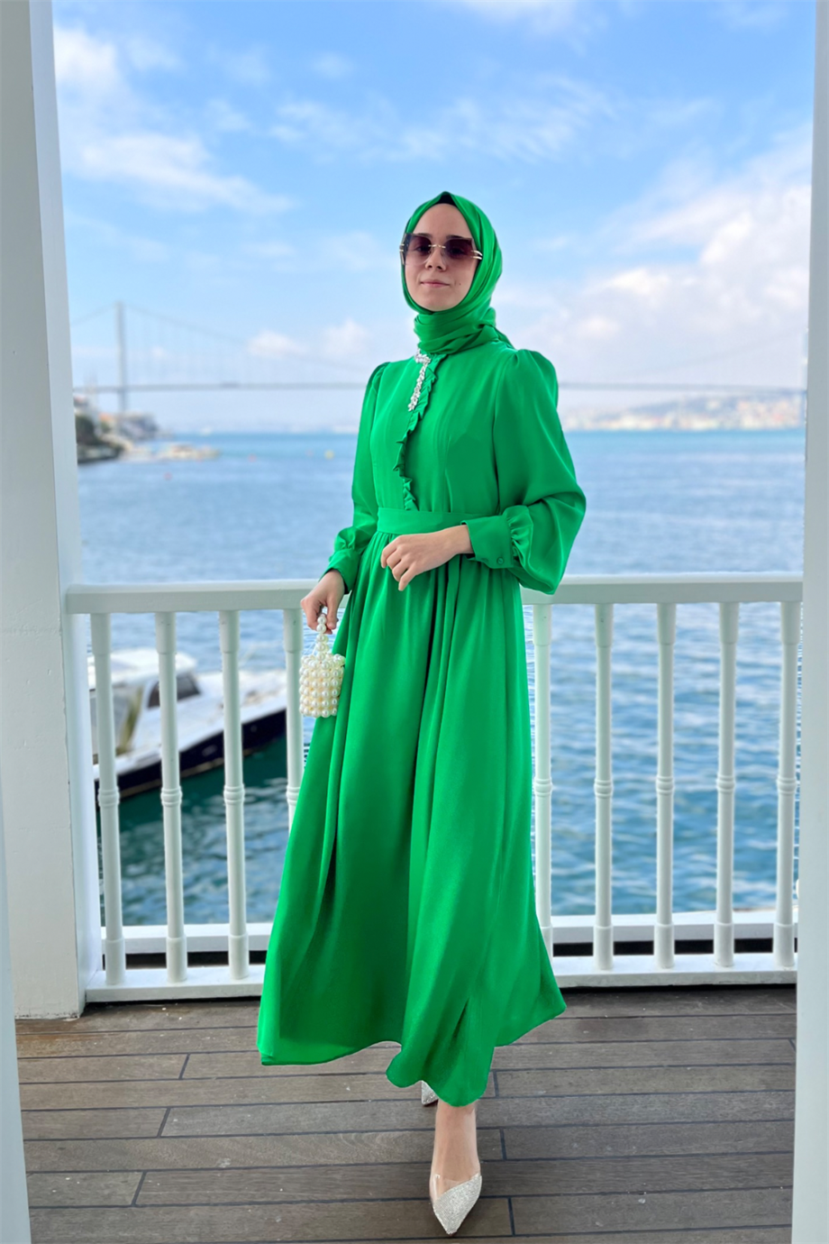 Lena Elbise Benetton Yeşili