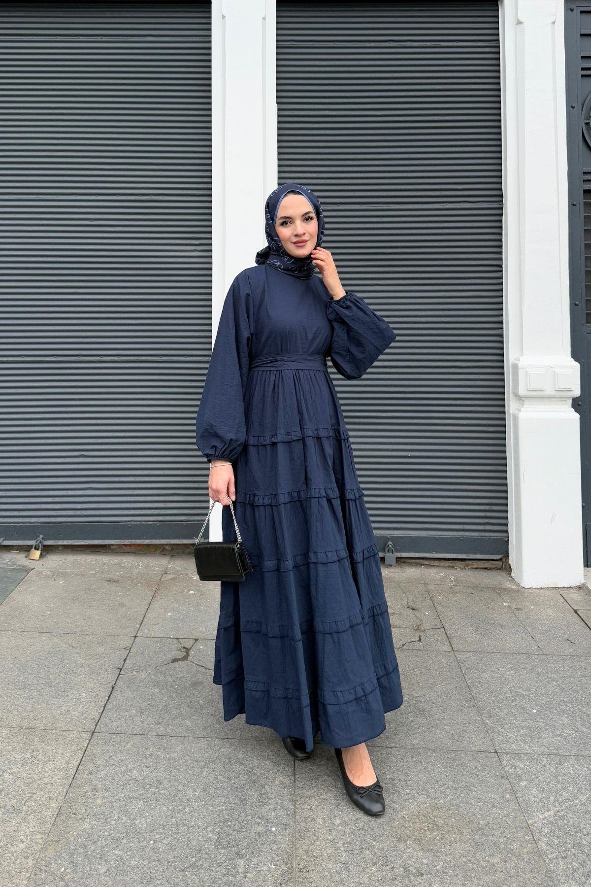Lidya Elbise Lacivert