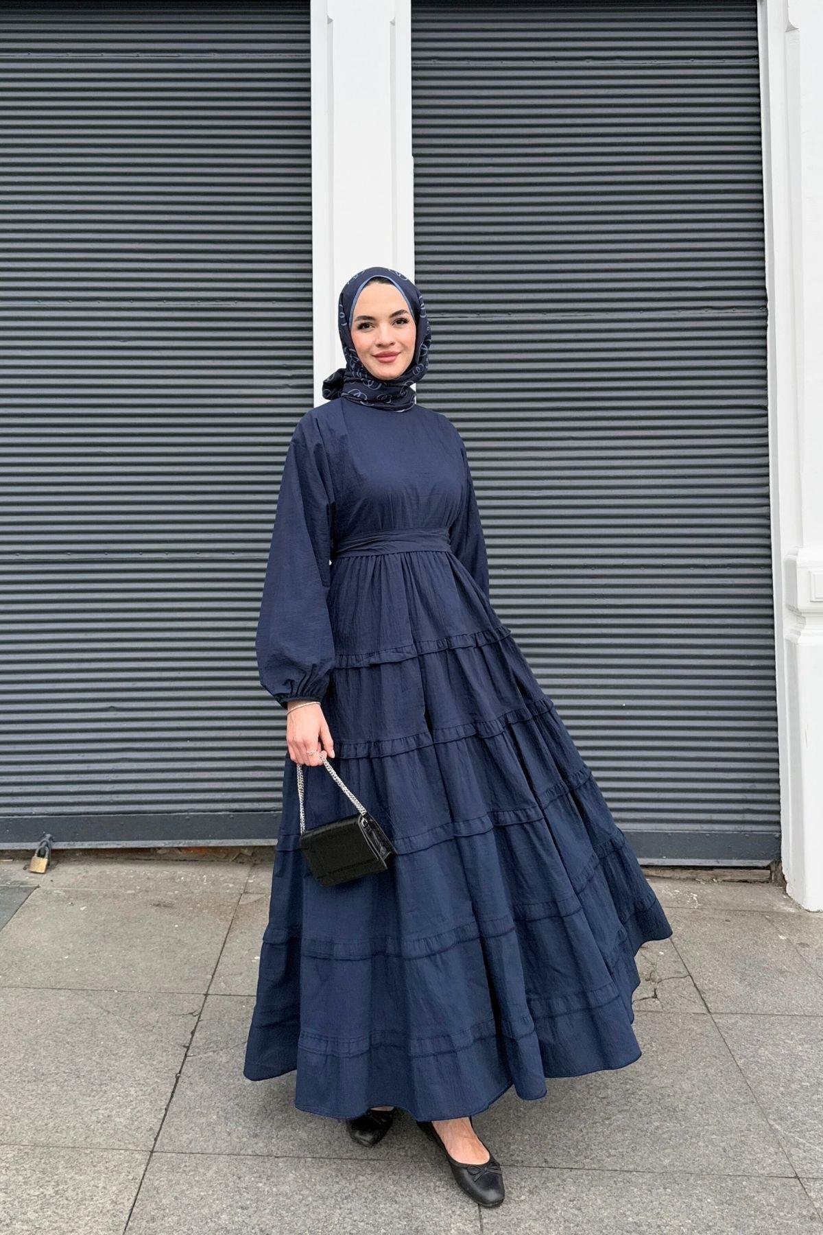 Lidya Elbise Lacivert