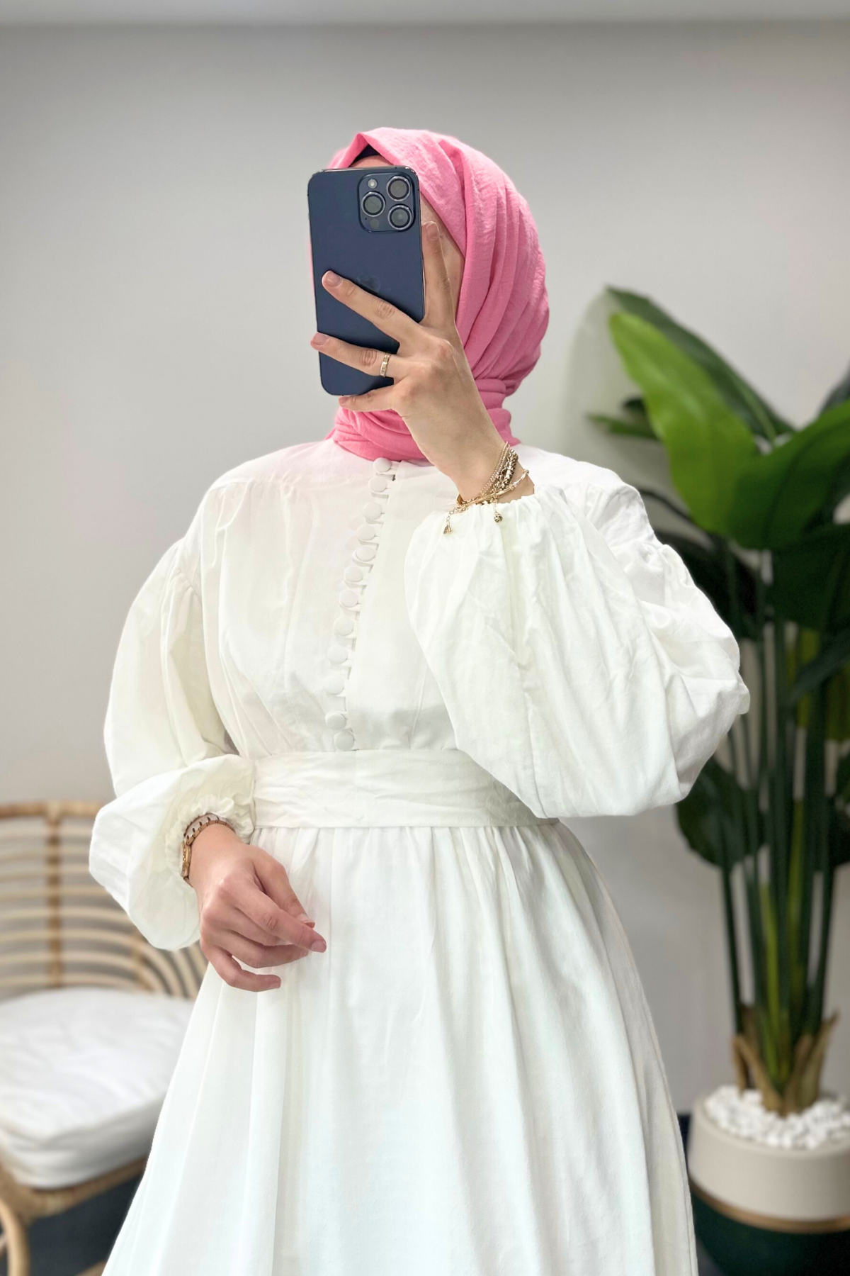 Lili Elbise Beyaz