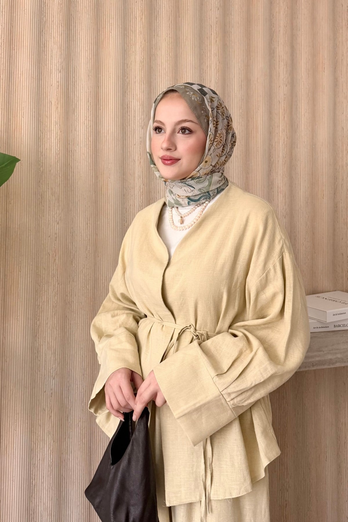 Lily Kimono Takım Sarı