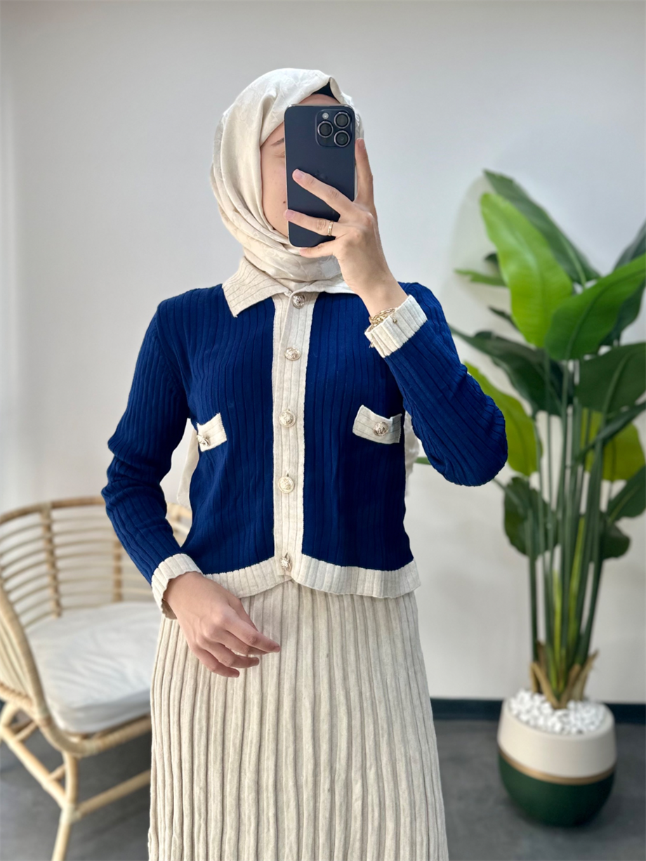 Linda Takım Saks Mavisi