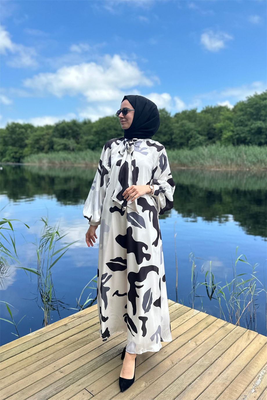Lisa Elbise Siyah