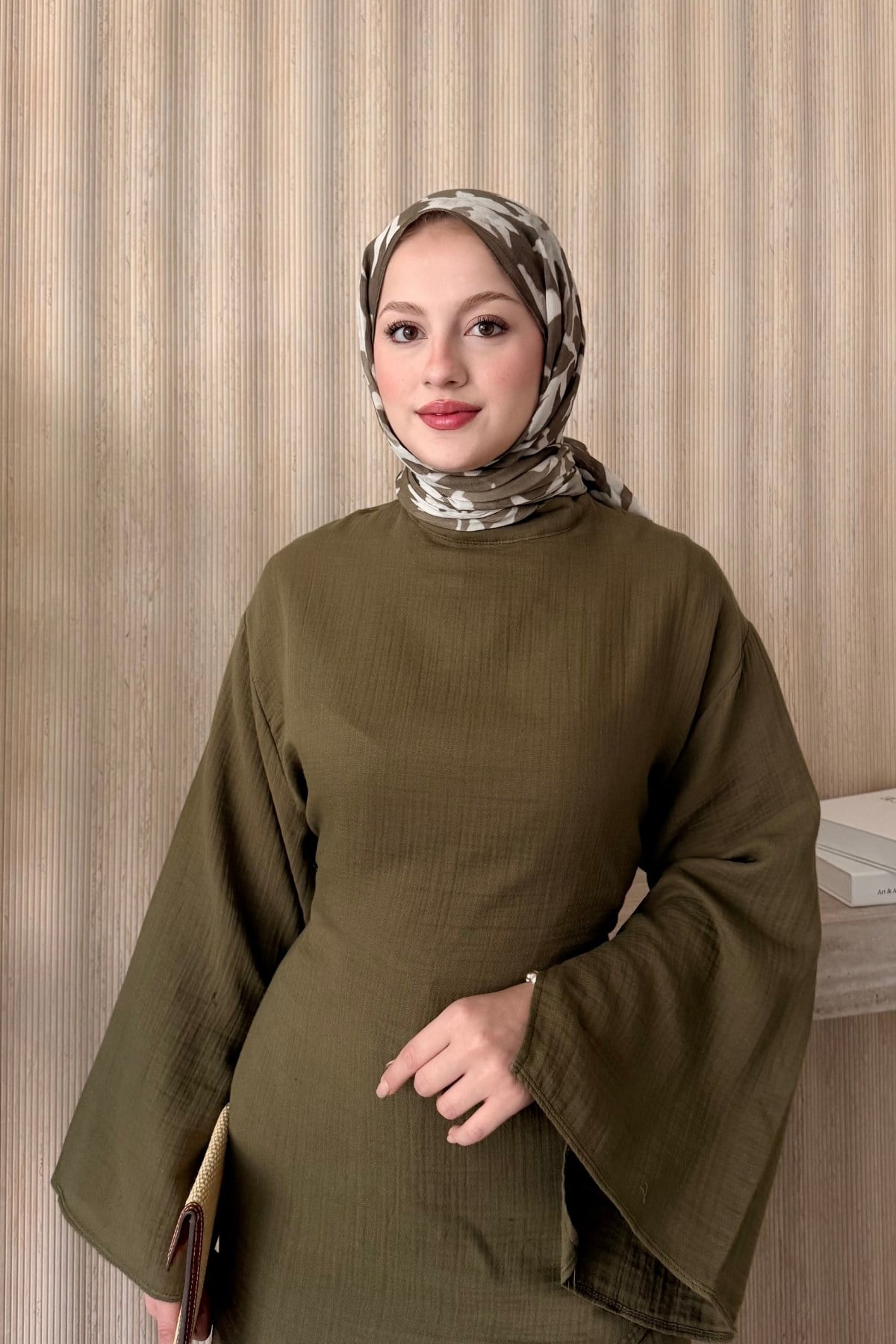 Liya Müslin Takım Haki