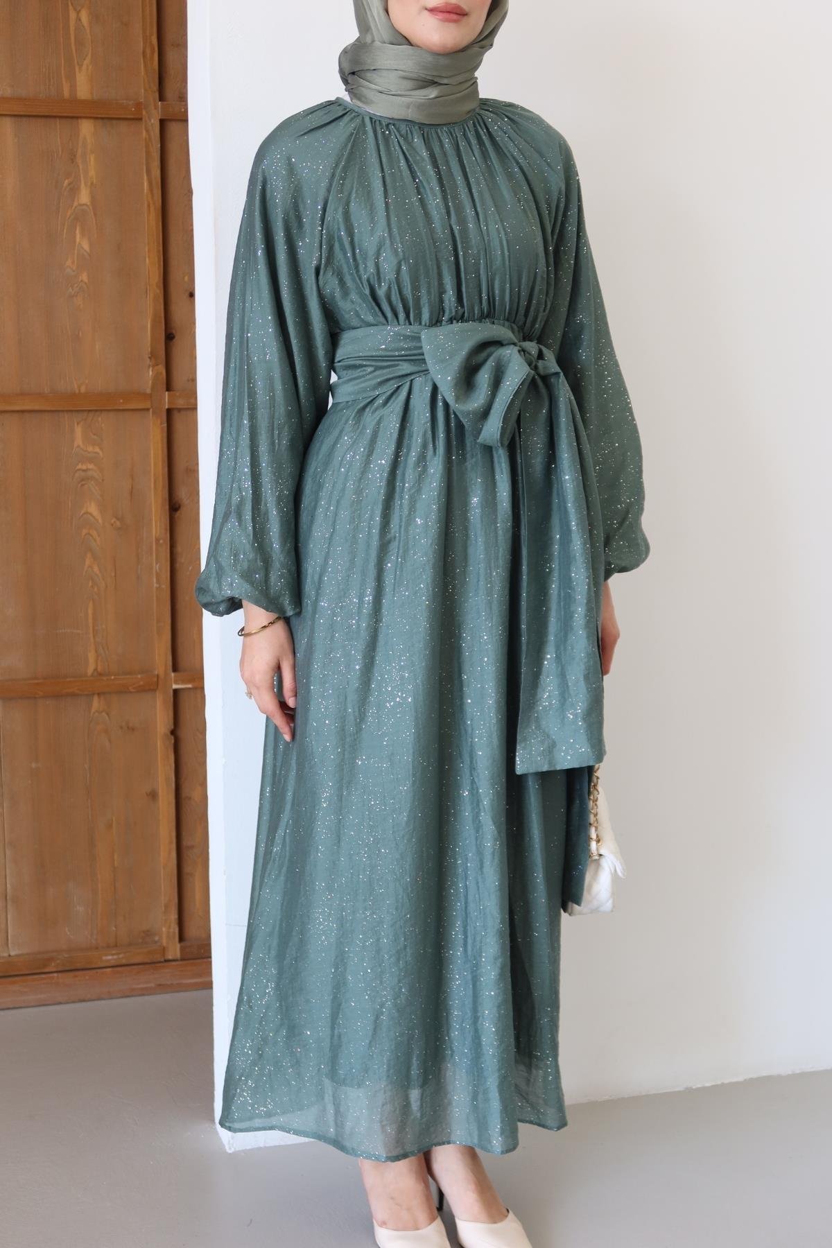 Lumera Elbise Yeşil