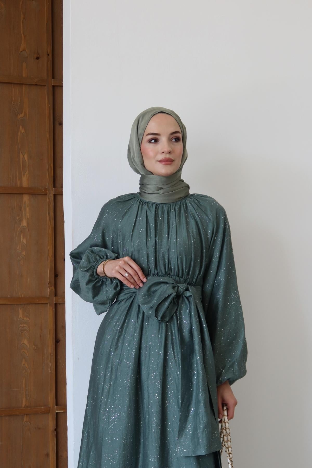 Lumera Elbise Yeşil