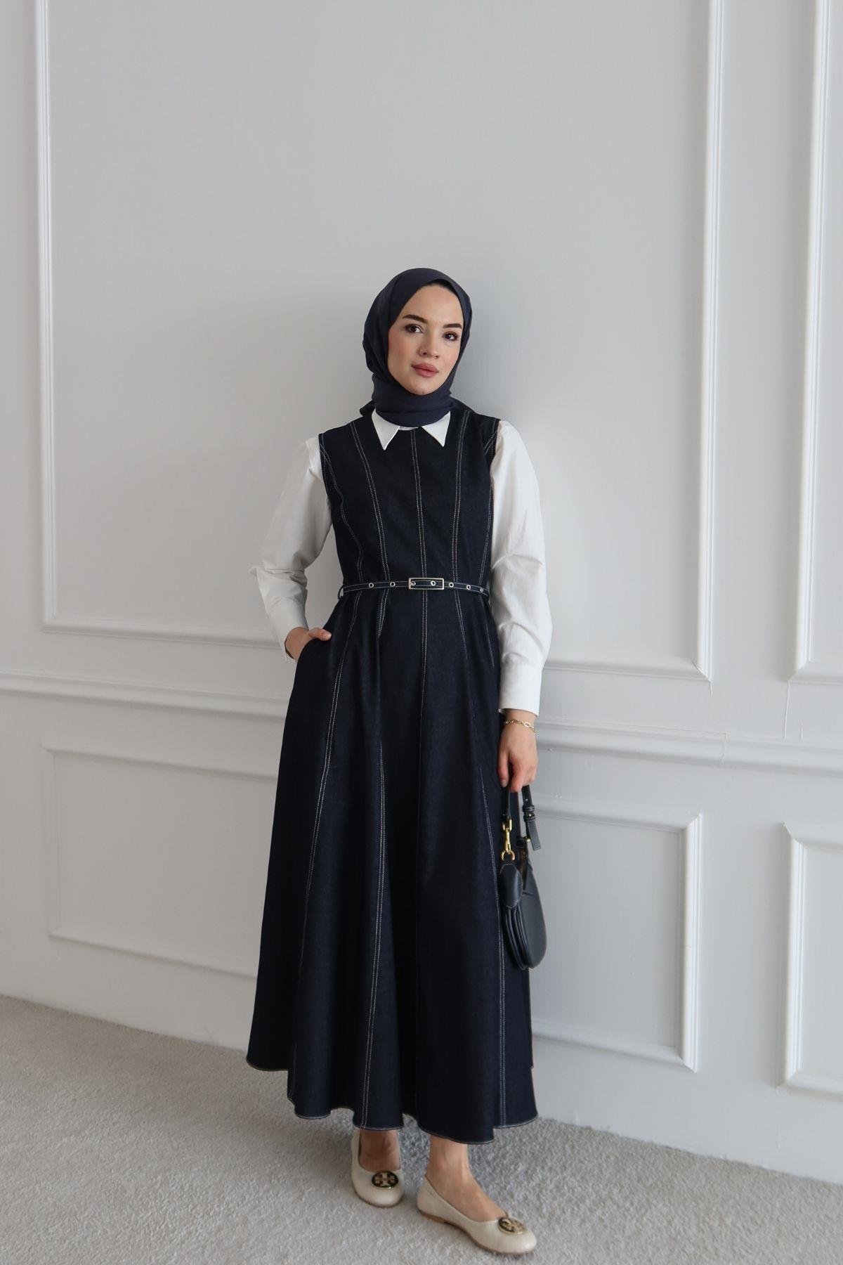 Maren Denim Jile Lacivert
