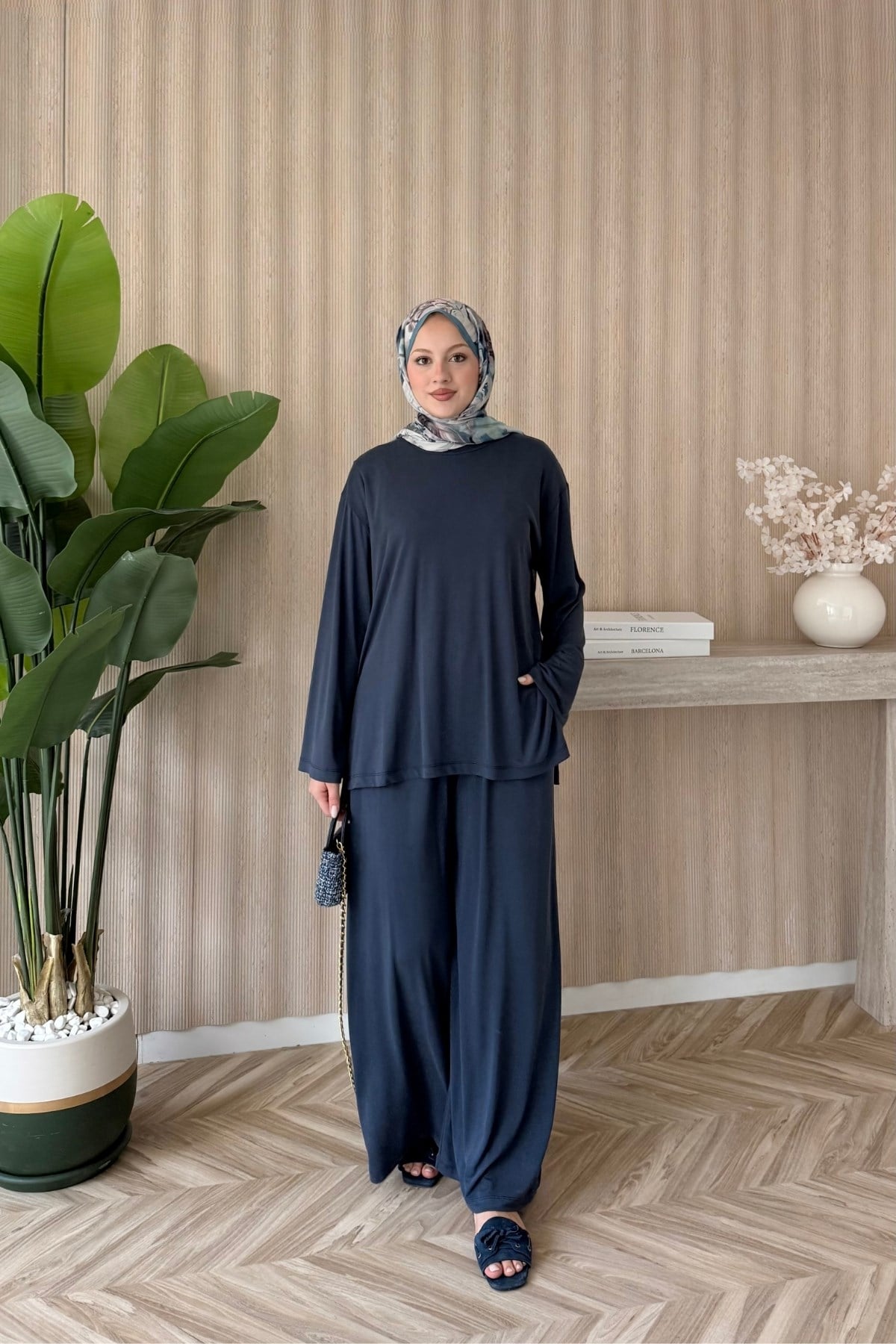 Maria Oysh Takım Lacivert