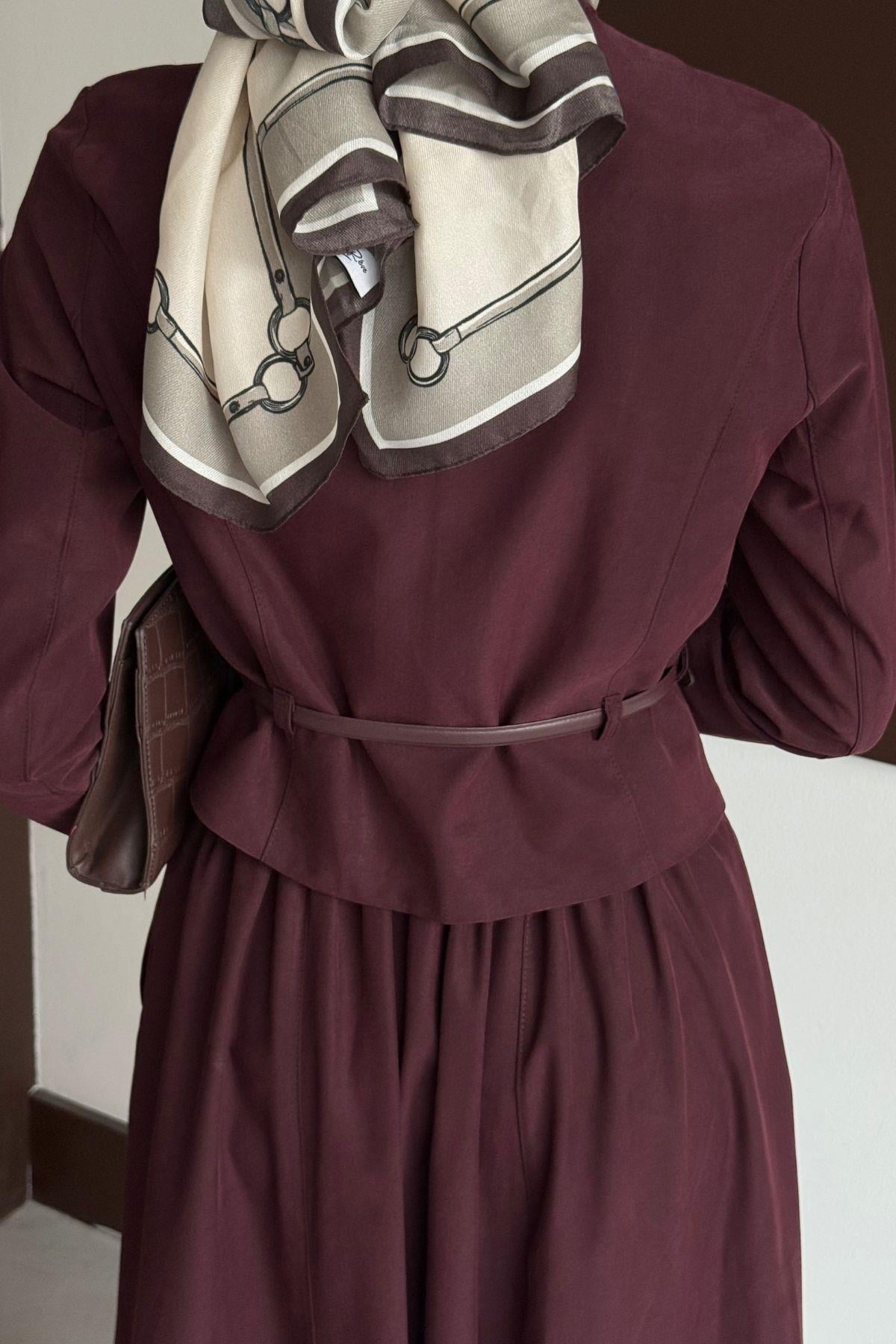 Mayi Minimal Takım Bordo