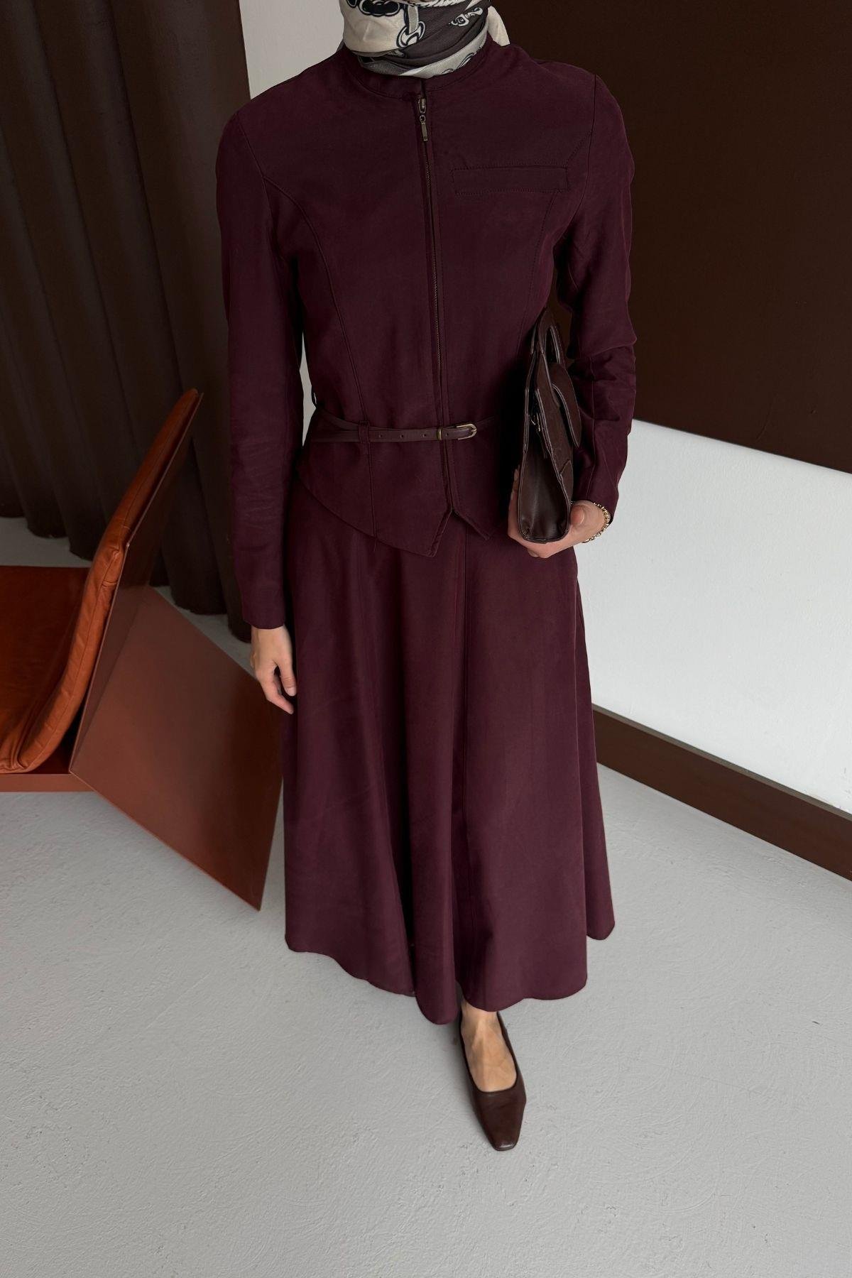 Mayi Minimal Takım Bordo