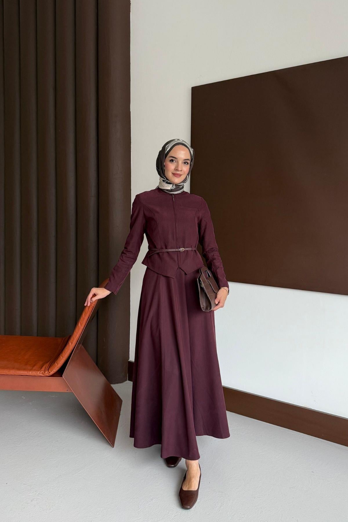 Mayi Minimal Takım Bordo