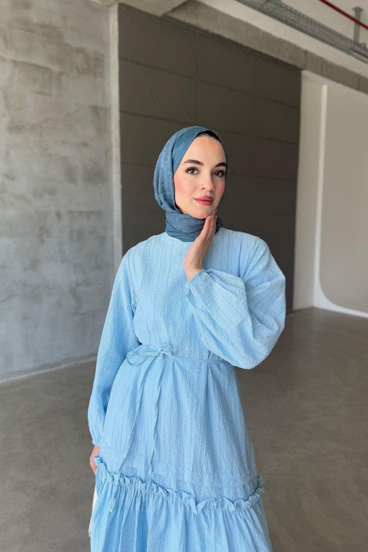 Milla Elbise Mavi