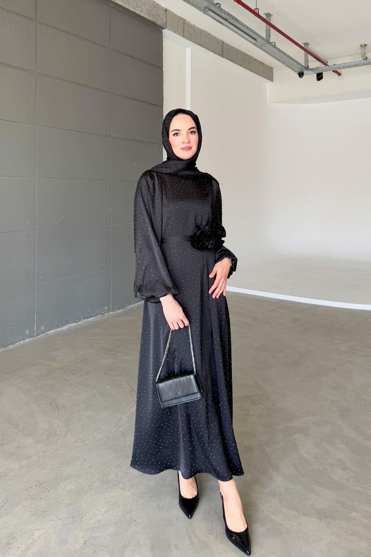 Mina Elbise Siyah