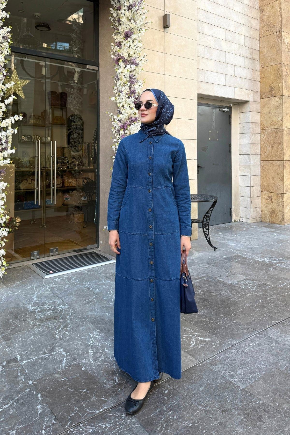 Mio Denim Elbise