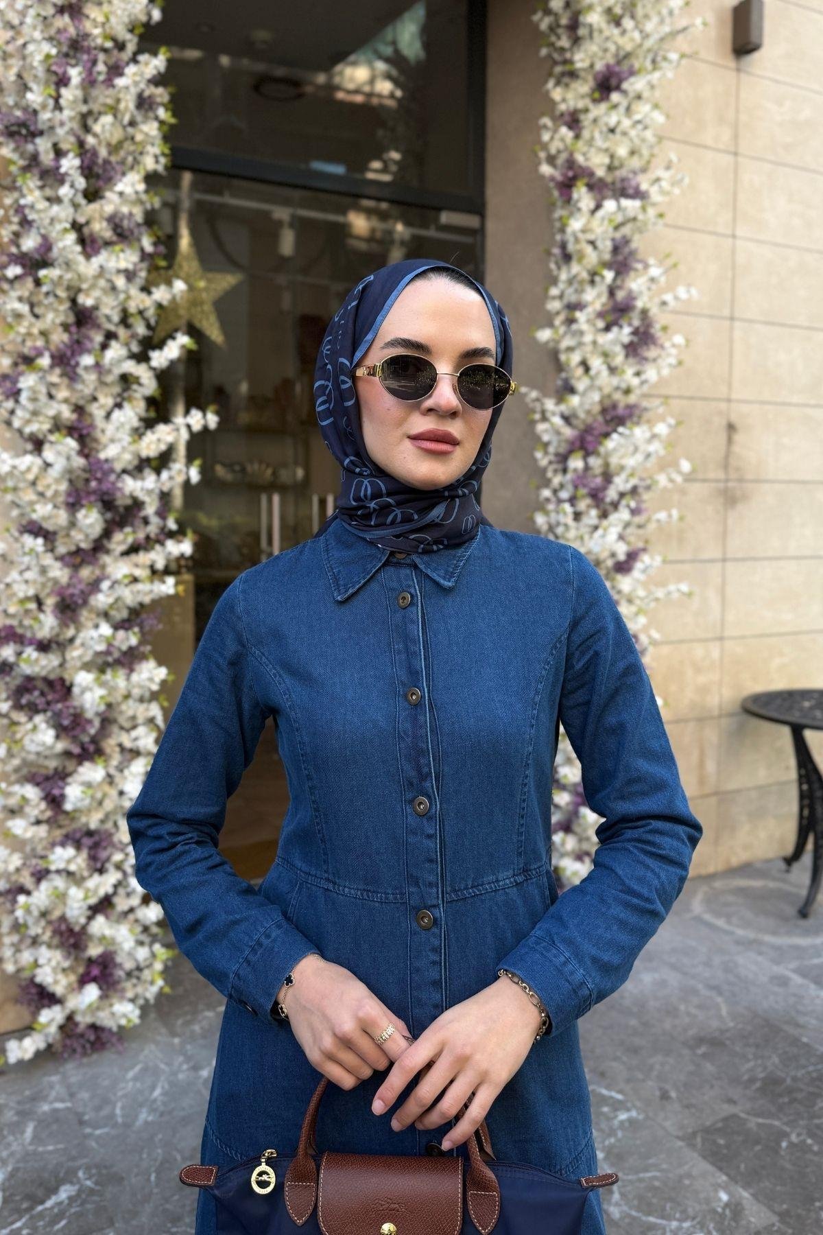 Mio Denim Elbise