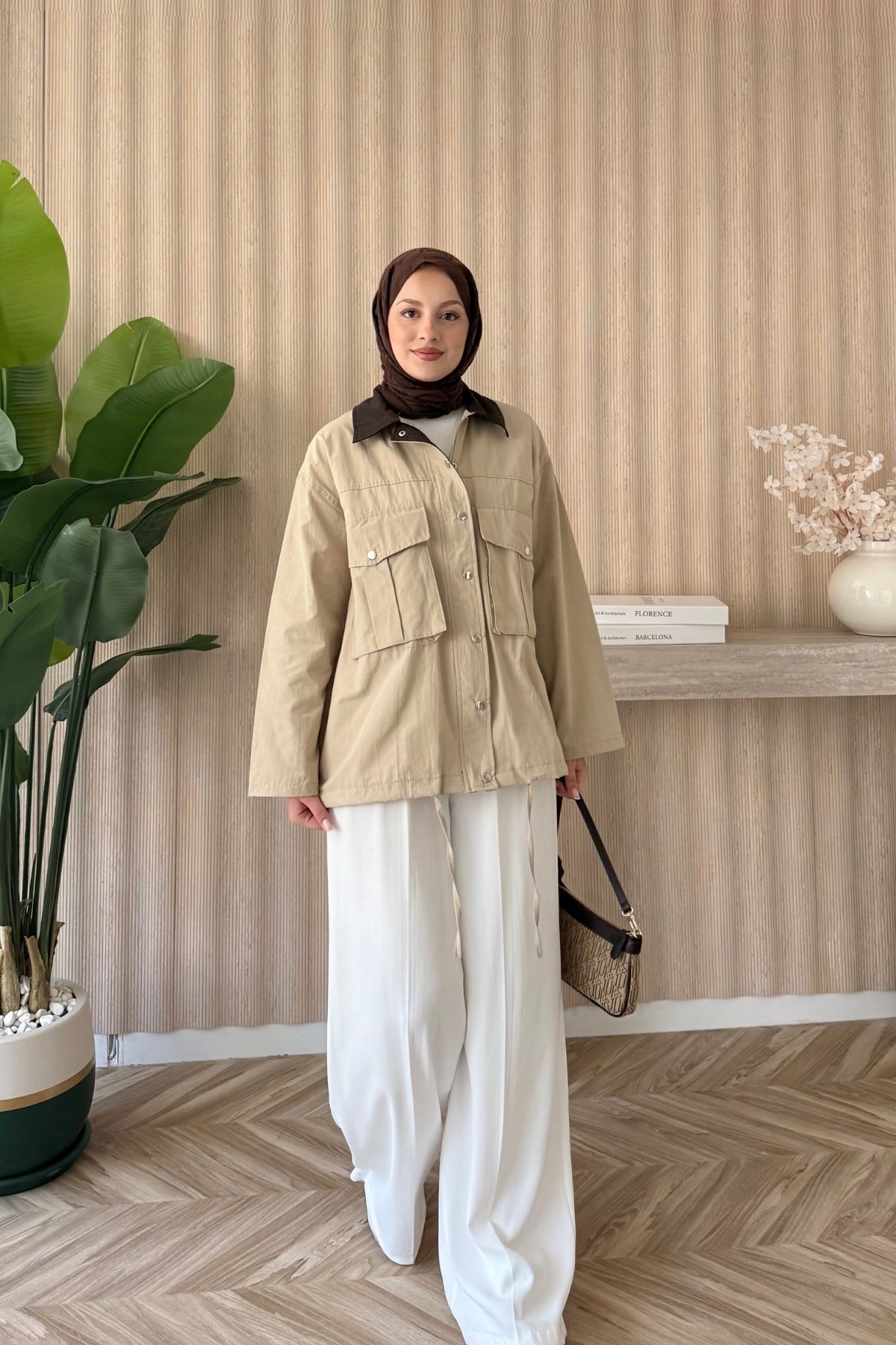 Mng Premium Oversize Ceket Bej