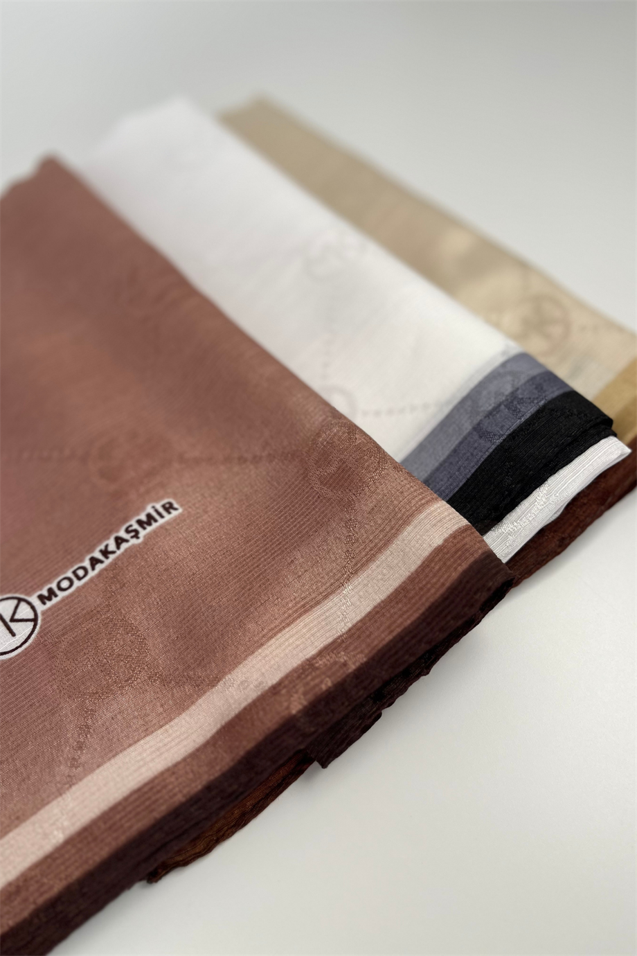 Modakaşmir Monogram Şal Bordo
