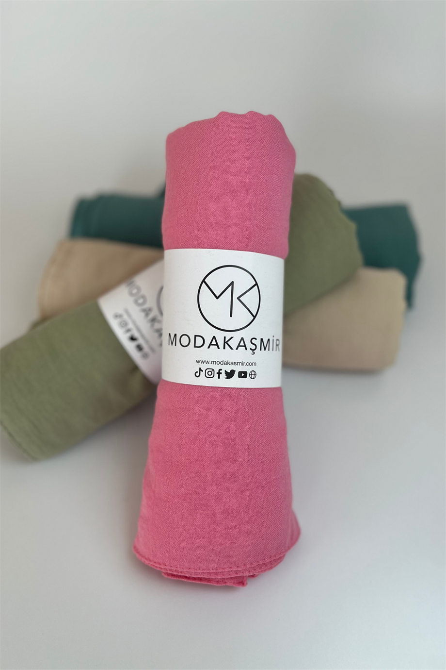 Modakaşmir Soft Kraş Şal Pembe